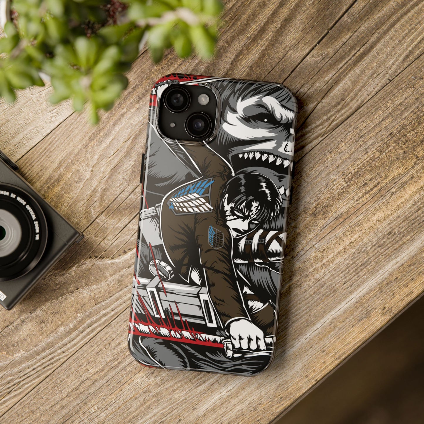 Levi vs Beast Titan Double Layered Phone Case | Attack on Titan-Inspired Protective Anime Case