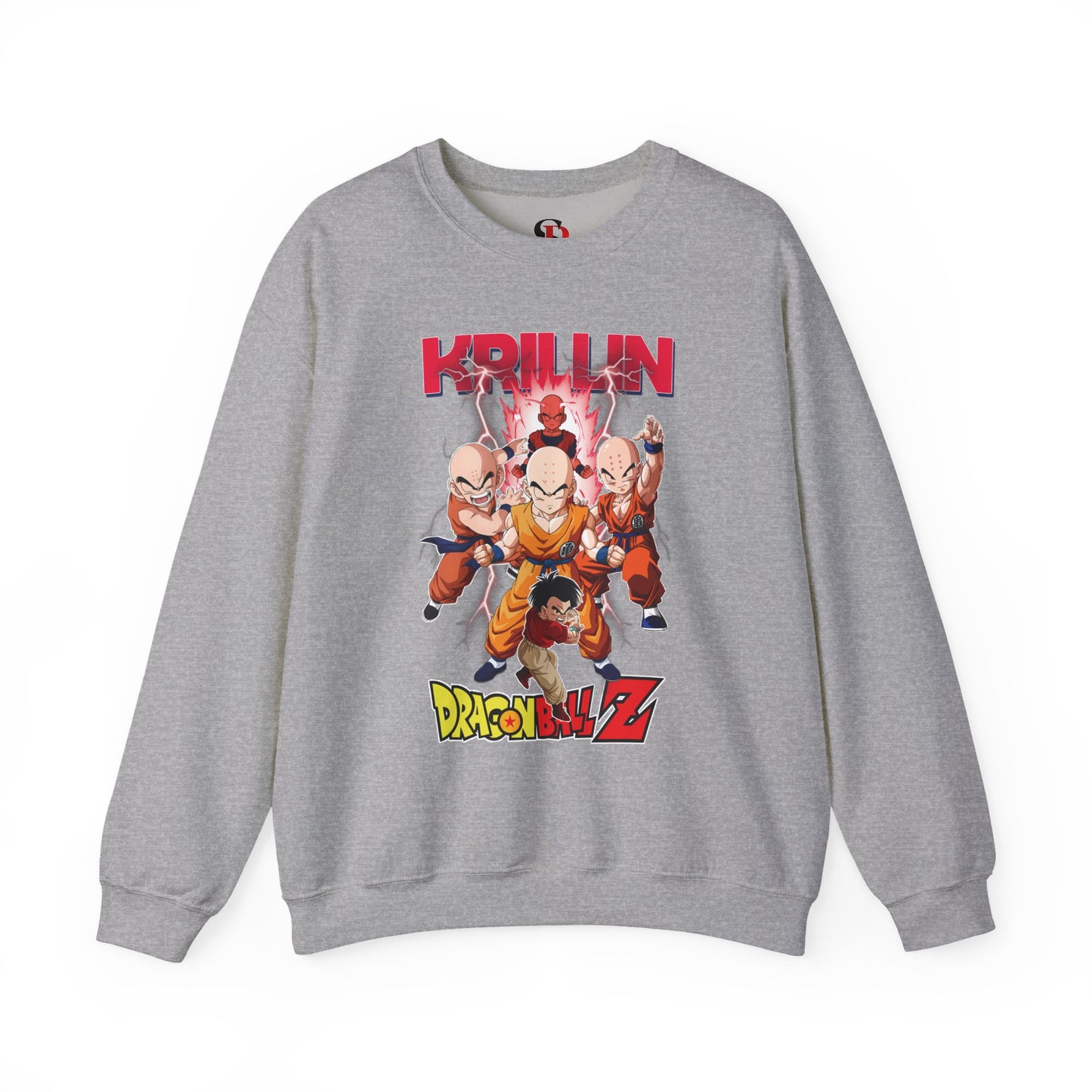 Krillin “Earth’s Strongest” Unisex Heavy Crewneck | Dragon Ball Z Streetwear Sweatshirt