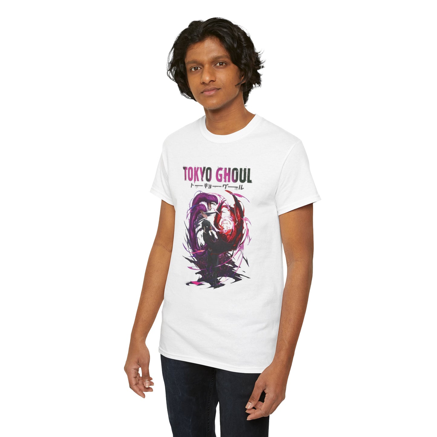 Ken Kaneki Chimera Kagune Unisex Heavy Cotton T-Shirt | Tokyo Ghoul Anime Graphic Tee