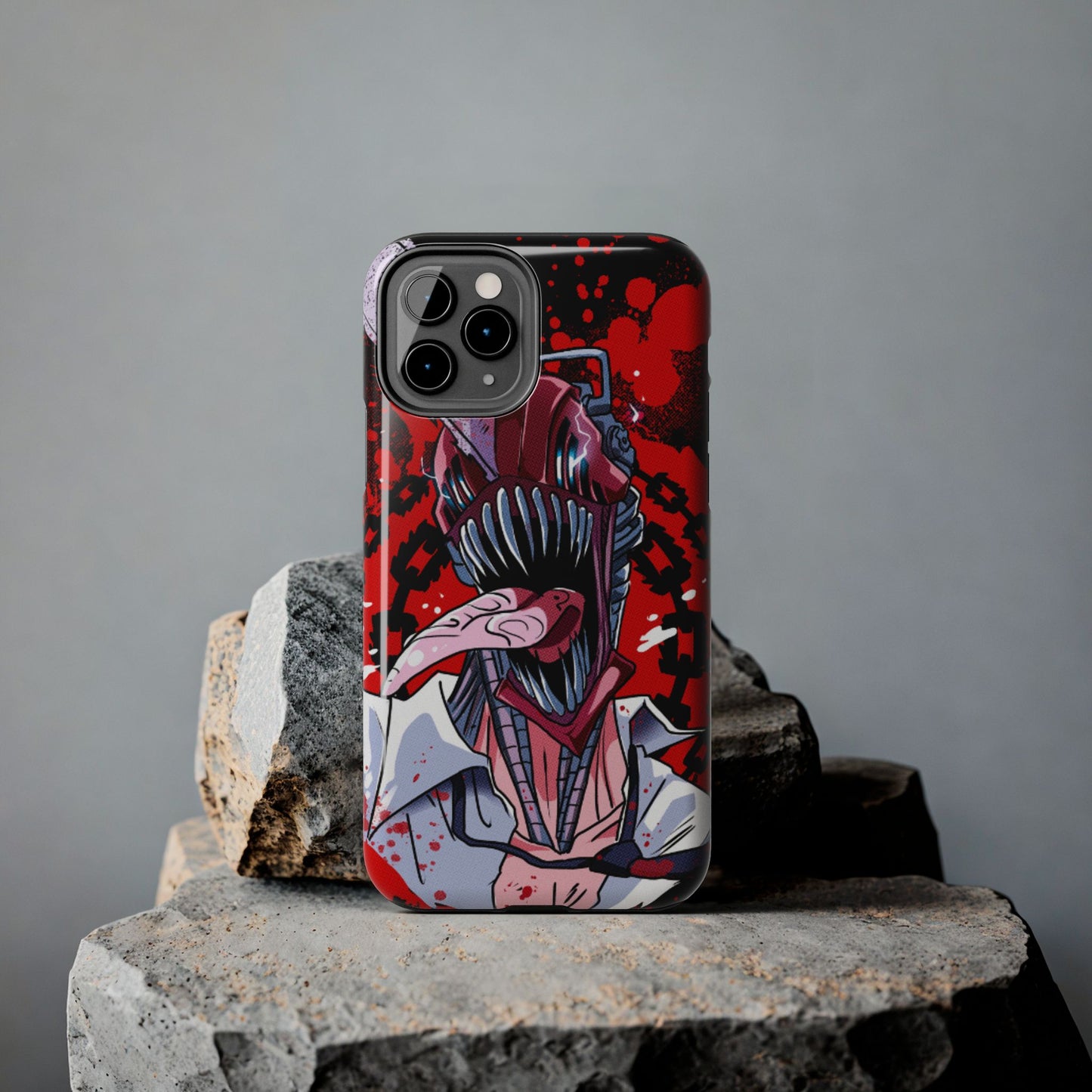 Chainsaw Devil Double Layered Phone Case | Chainsaw Man-Inspired Protective Anime Case