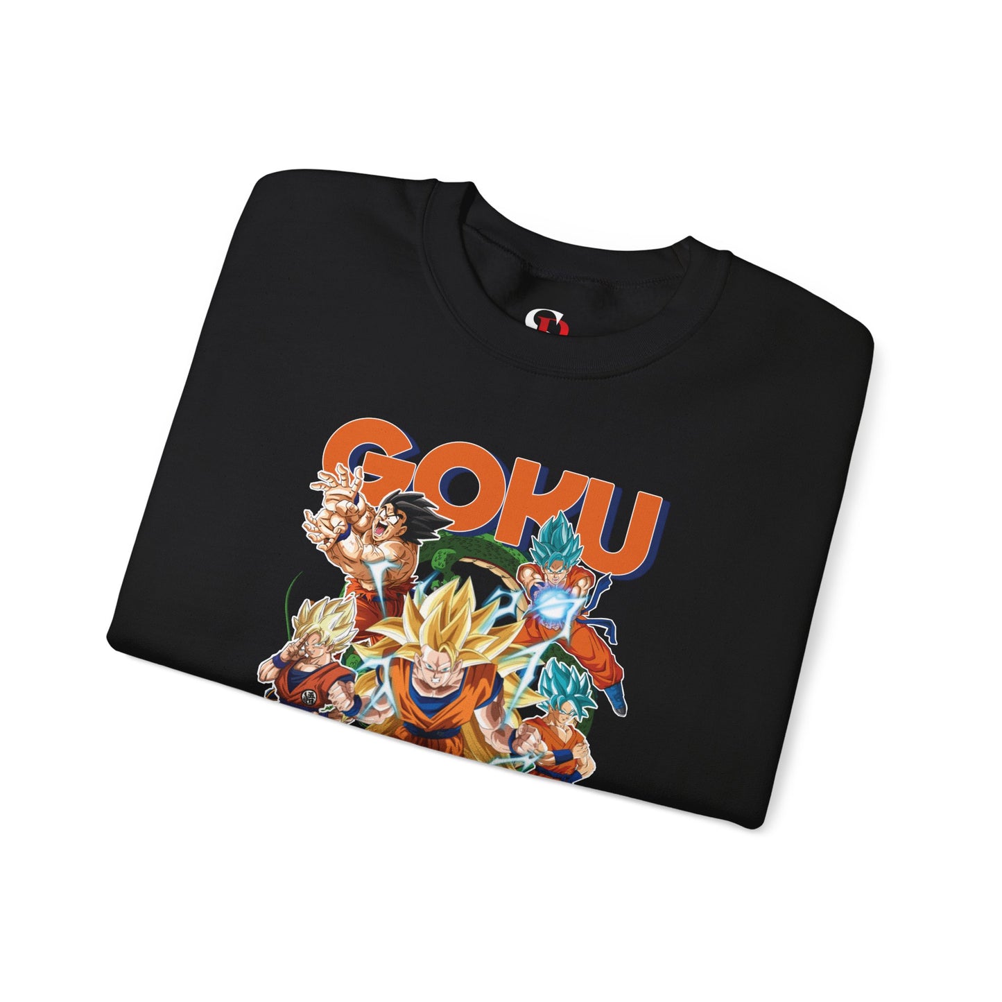 Goku “Legacy of Power” Unisex Heavy Crewneck | Dragon Ball Z Streetwear Sweatshirt