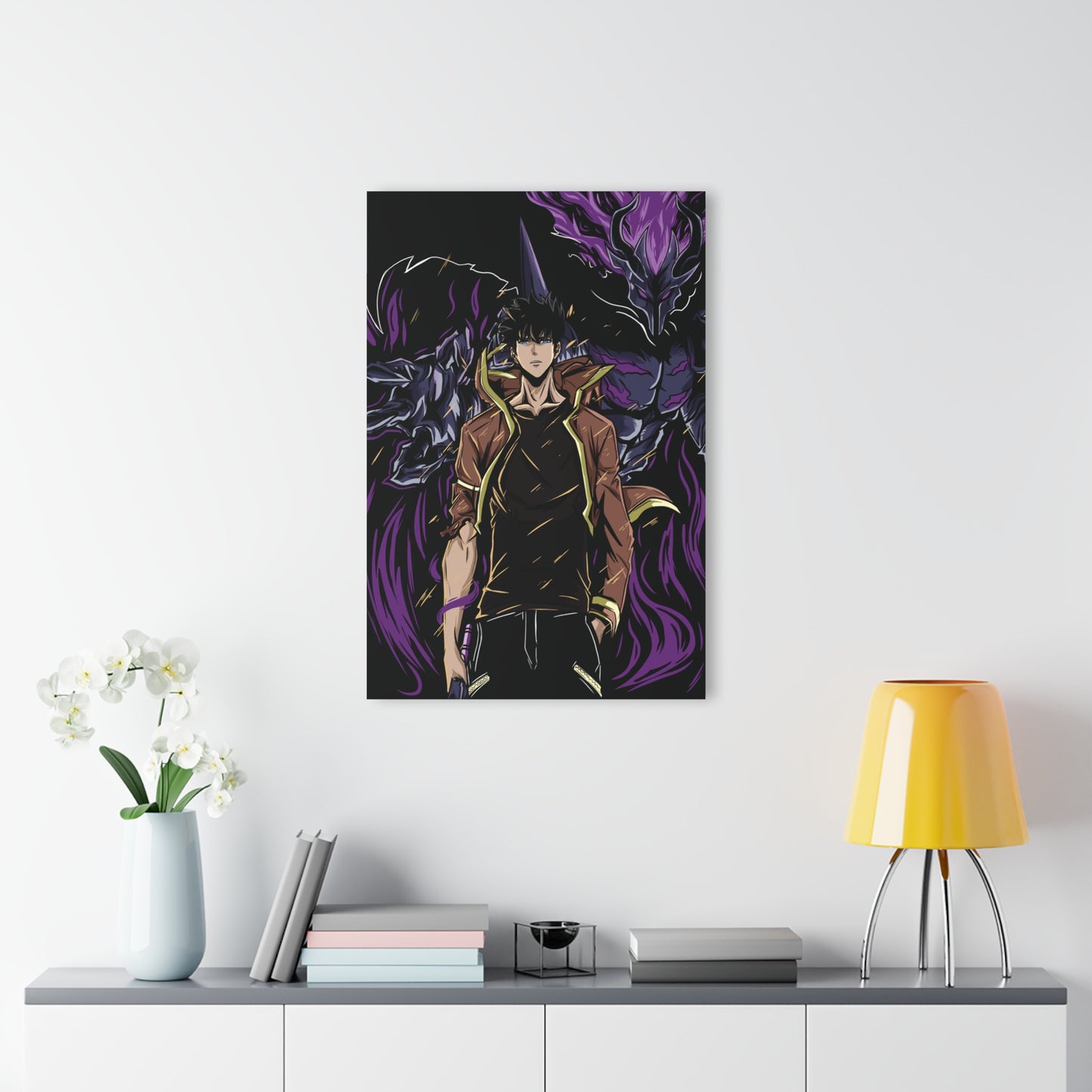 Sung Jinwoo and Ashborn The Shadow Monarch Acrylic Print