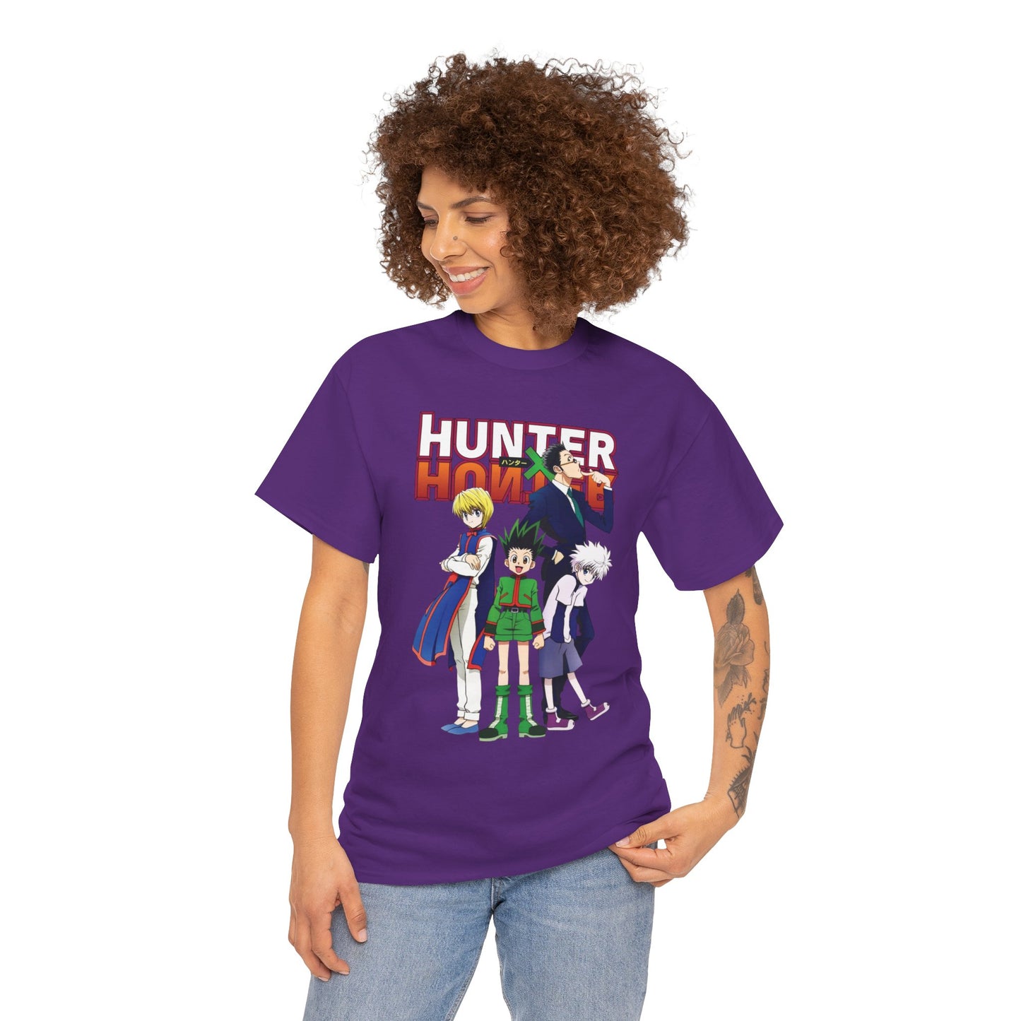 Gon’s Core Group Unisex Heavy Cotton T-Shirt | Hunter x Hunter Anime Shirt
