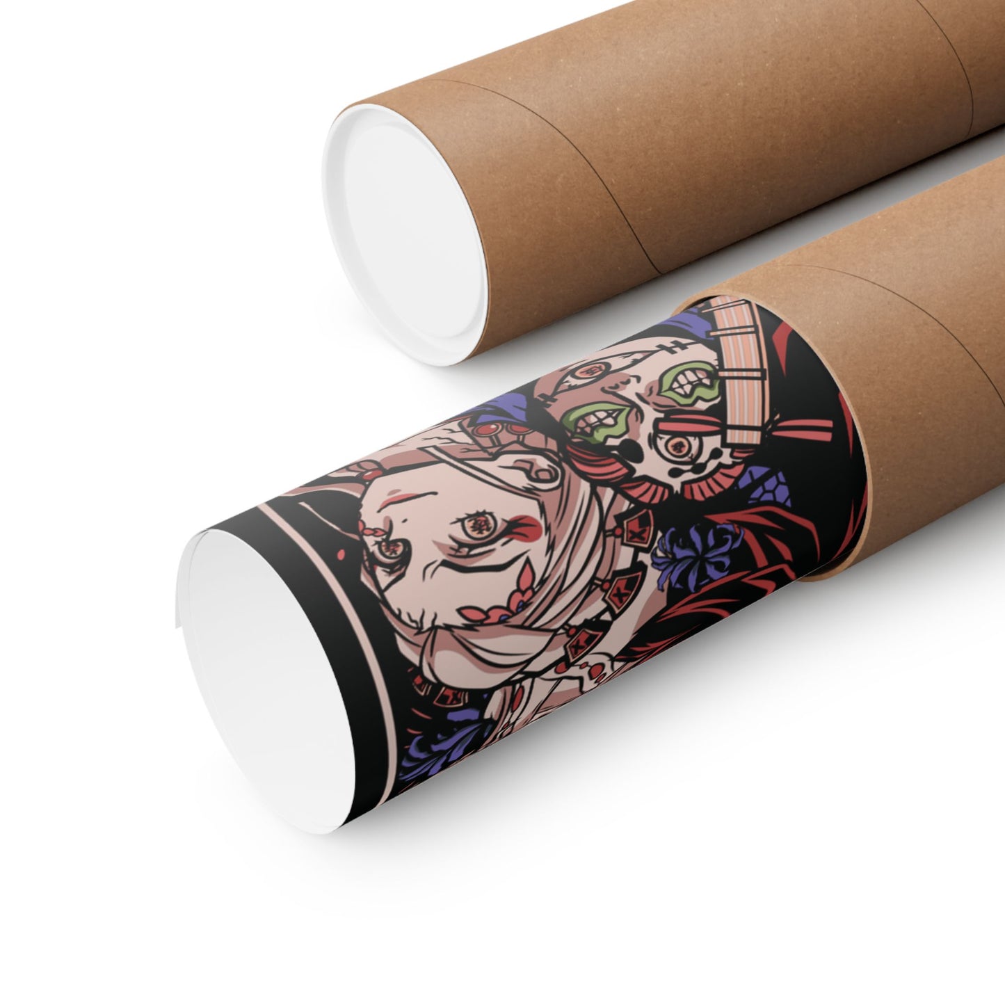 Muzan’s Upper Moons Poster | Demon Slayer-Inspired Matte Vertical Wall Art