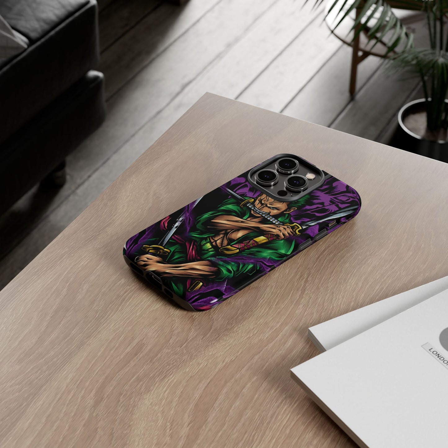 Demon Aura Zoro Double Layered Phone Case