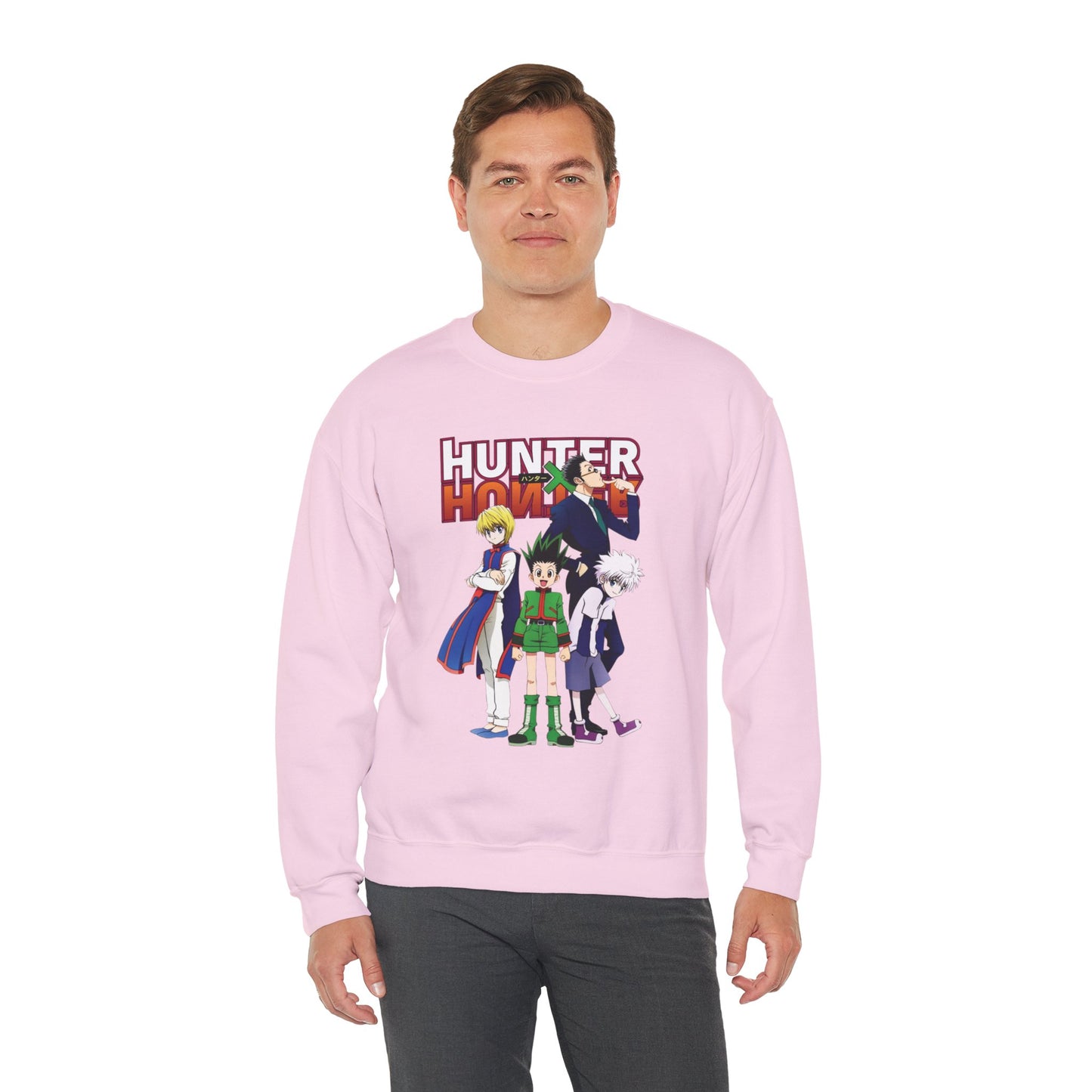 Gon’s Core Group Unisex Heavy Blend Crewneck Sweatshirt | Hunter x Hunter Anime Sweatshirt