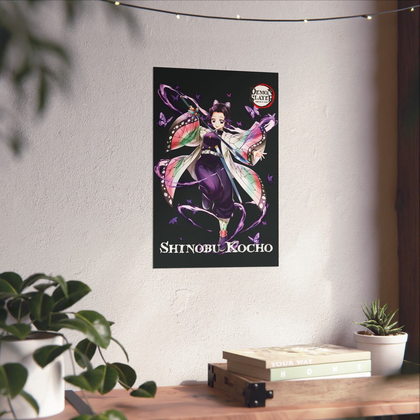 Shinobu Kocho Poster | Insect Hashira Demon Slayer Wall Art