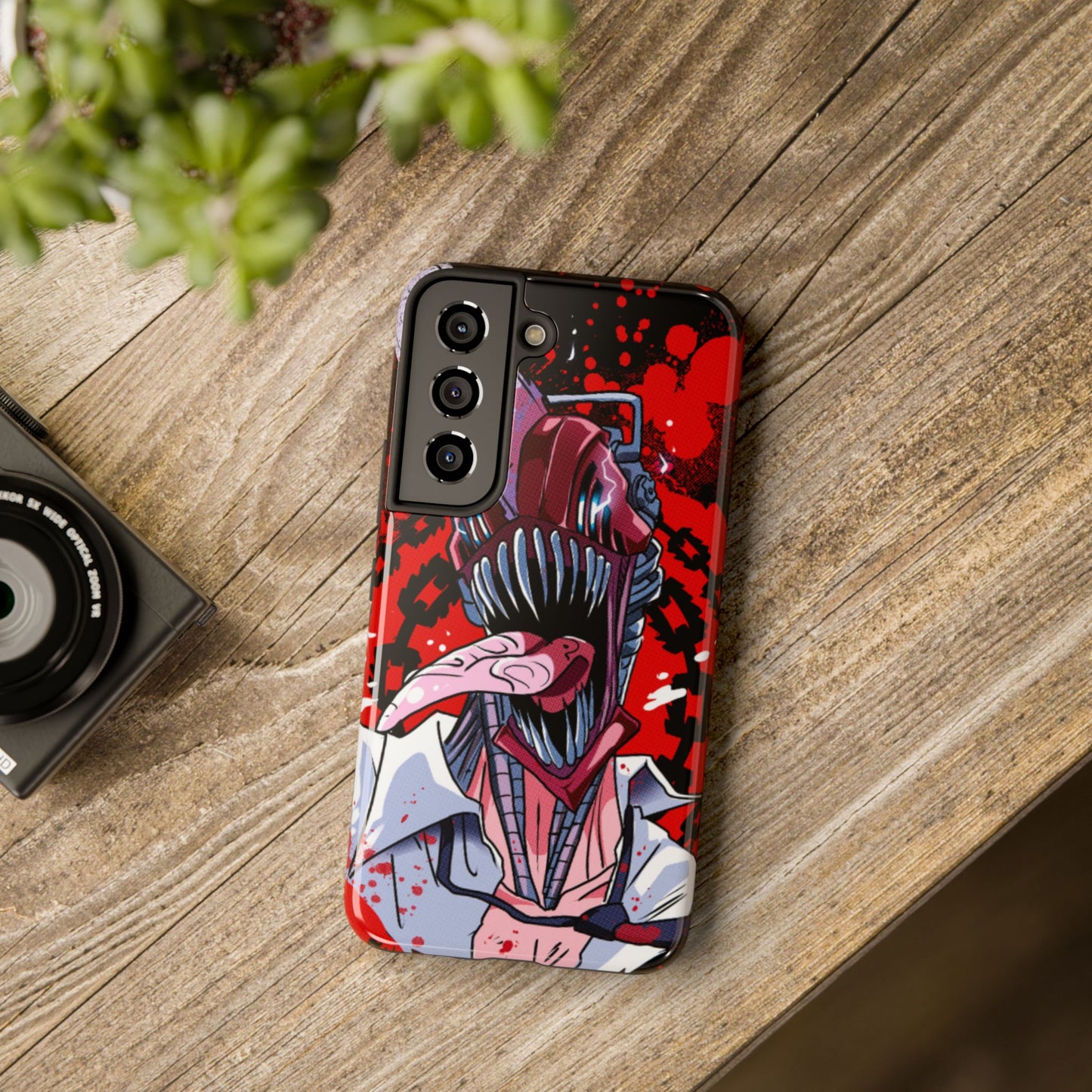 Chainsaw Devil Double Layered Phone Case | Chainsaw Man-Inspired Protective Anime Case