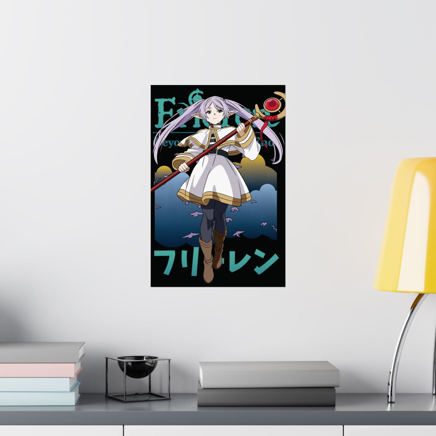Frieren Beyond Journey’s End II Matte Vertical Poster | Elven Mage Anime Wall Art