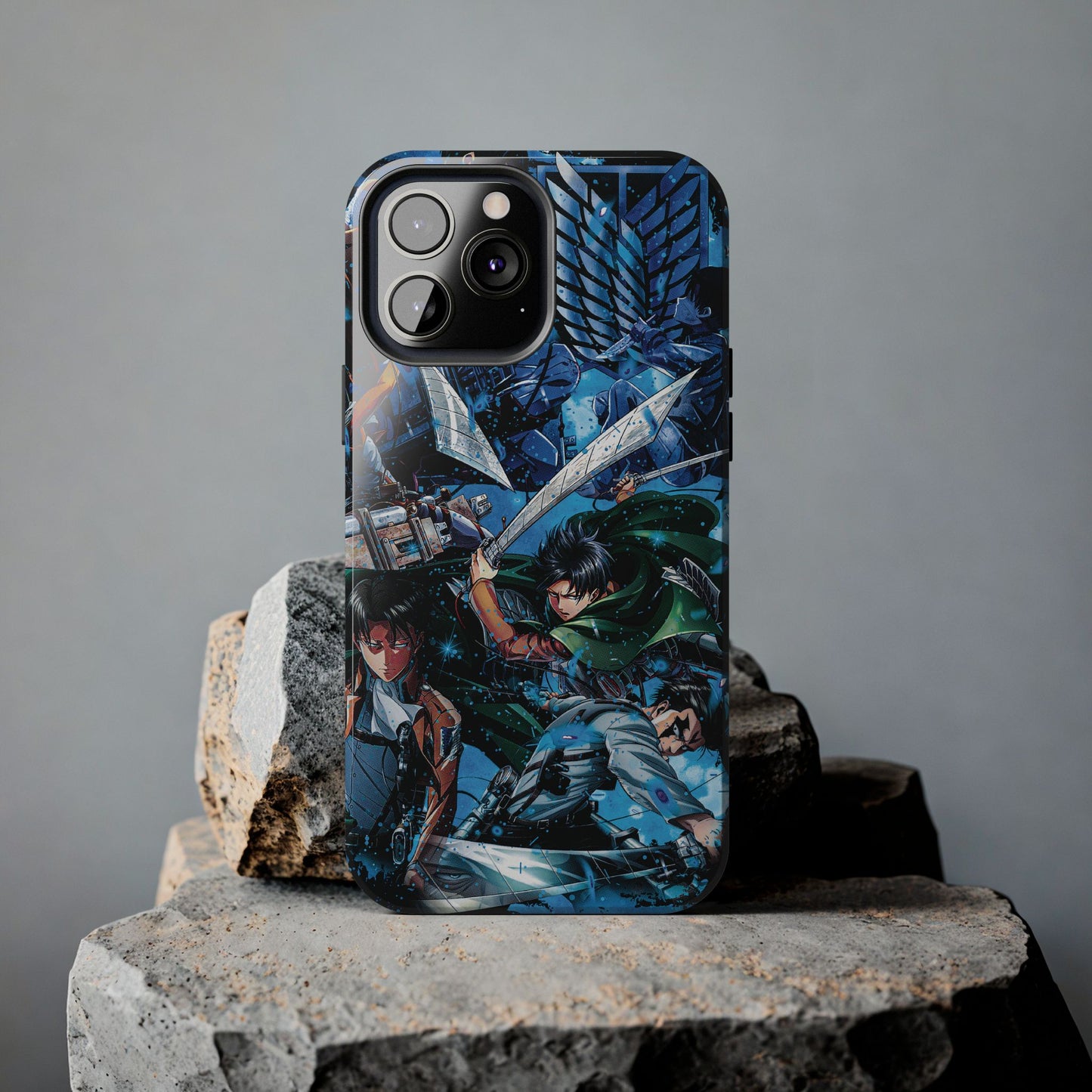 Levi Ackerman Double Layered Phone Case | Attack on Titan-Inspired Protective Anime Case