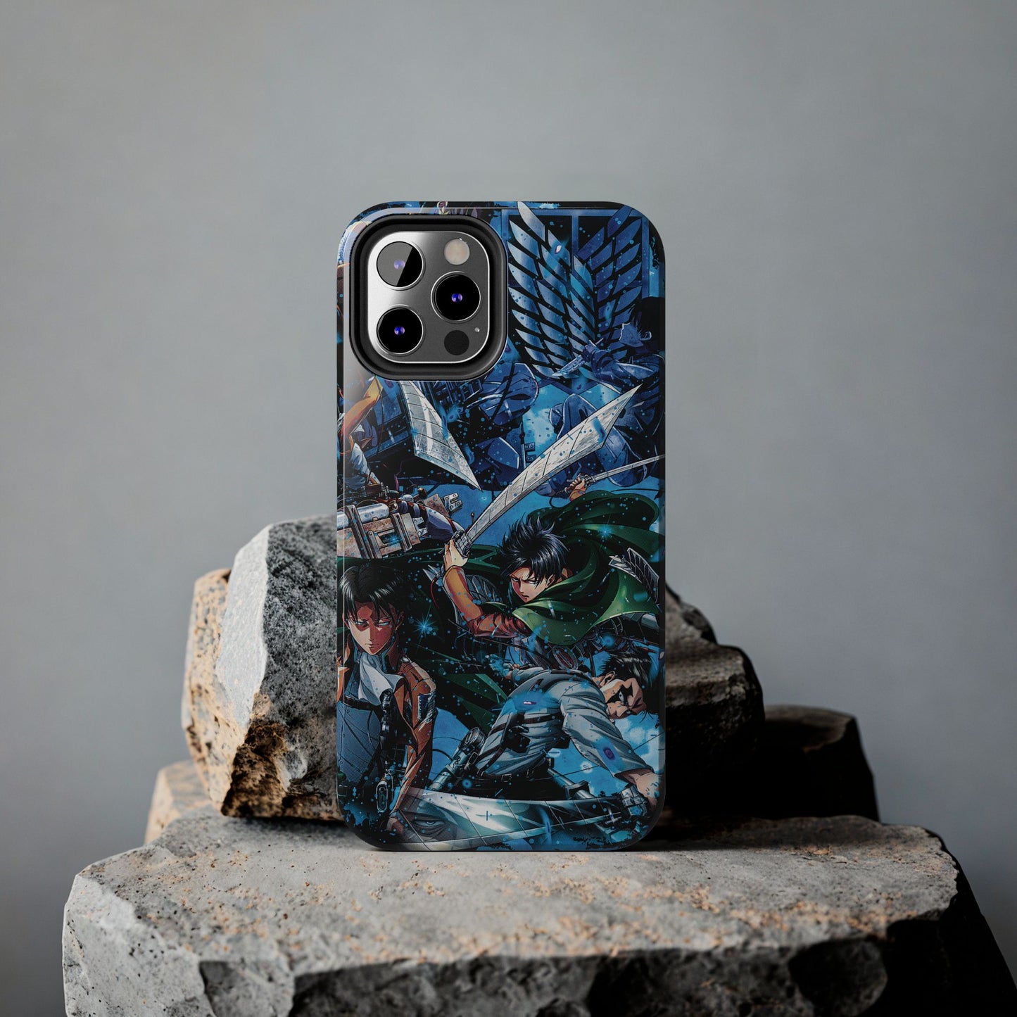 Levi Ackerman Double Layered Phone Case | Attack on Titan-Inspired Protective Anime Case
