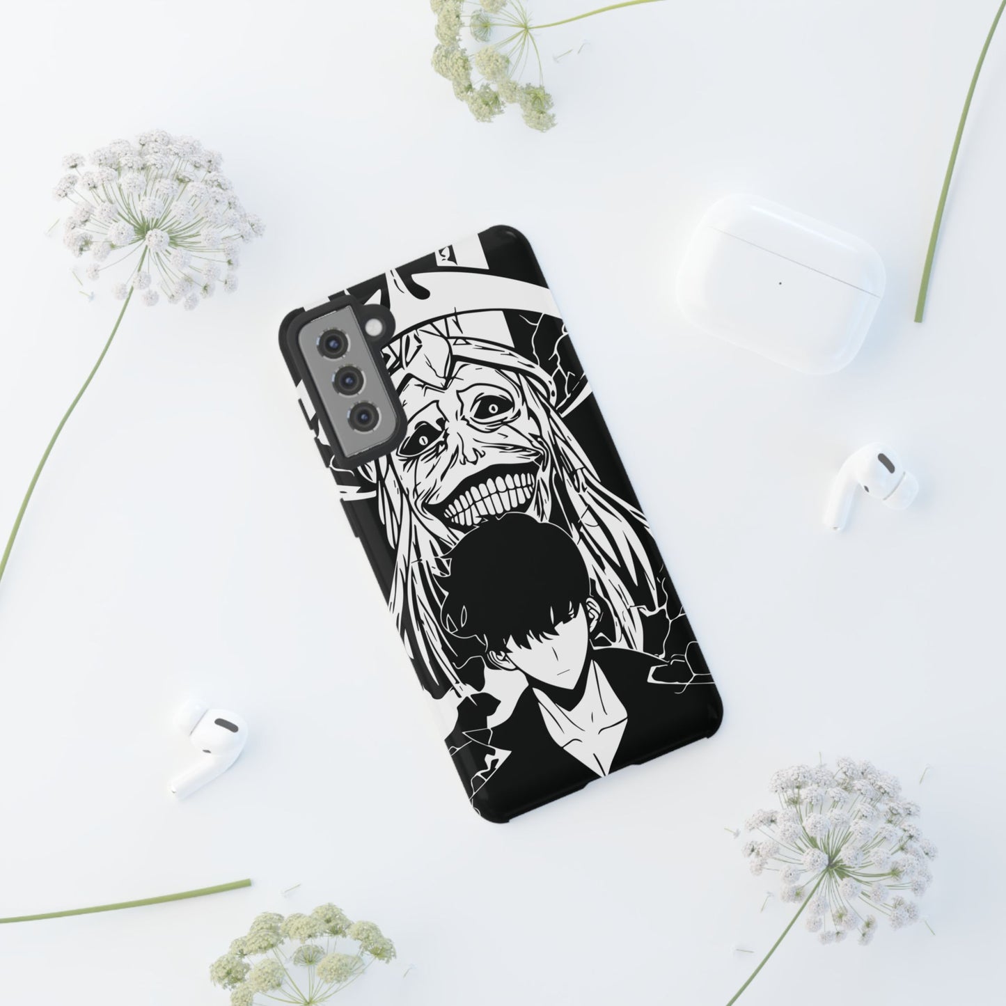 Sung Jinwoo vs Statue of God III Double Layered Phone Case