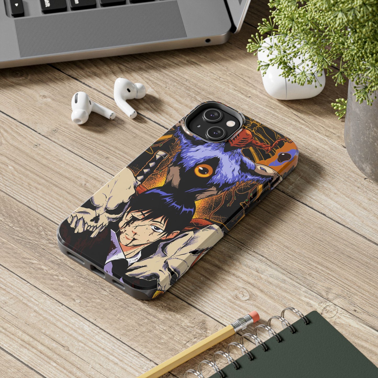 Aki x Future Devil Double Layered Phone Case | Chainsaw Man-Inspired Protective Anime Case