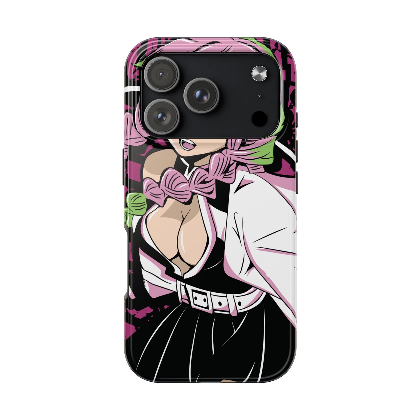 Love Hashira Mitsuri Kanroji Double Layered Phone Case | Demon Slayer-Inspired Anime Case