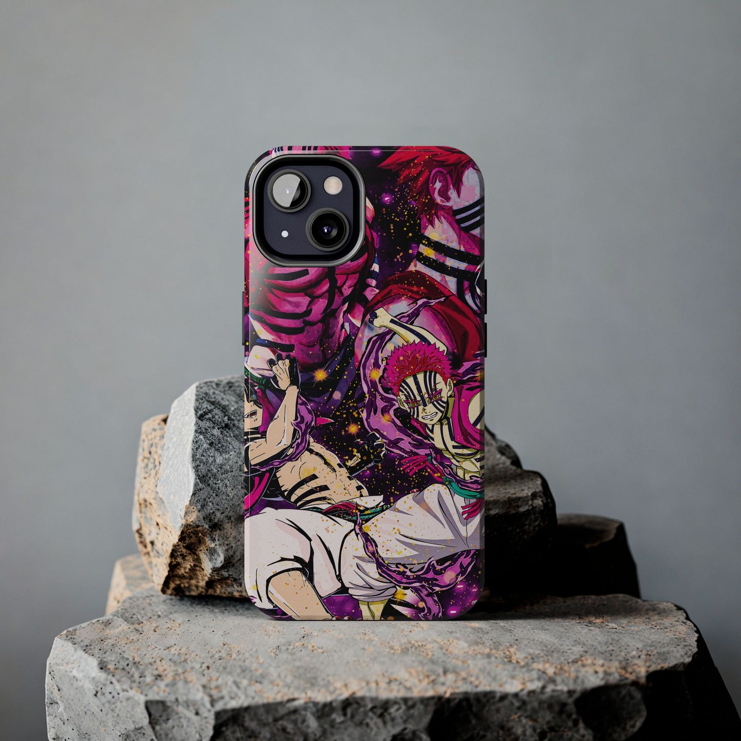 Upper Moon 3 Akaza Phone Case | Demon Slayer Double Layered Protective Case
