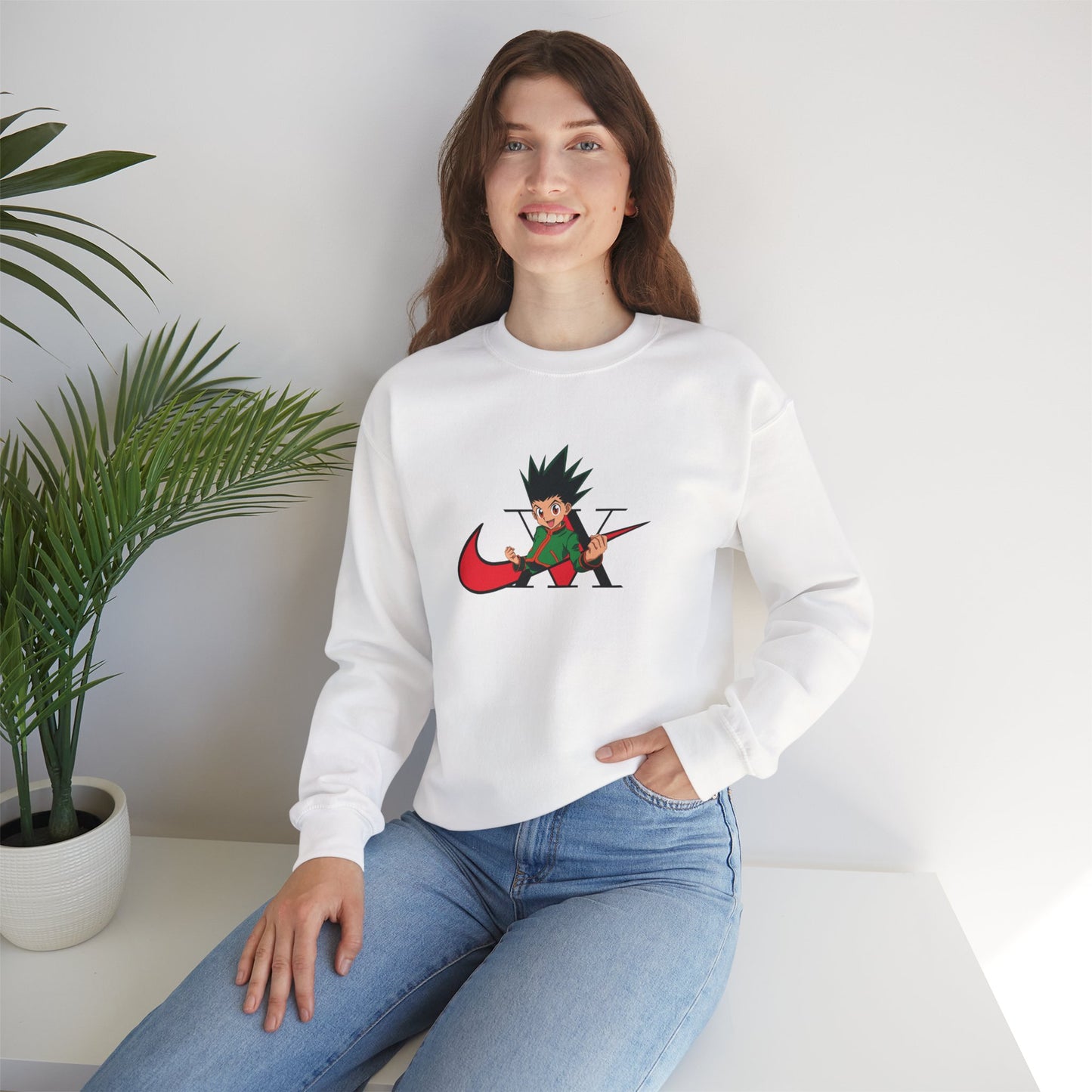 Gon Drip Force Unisex Heavy Blend Crewneck Sweatshirt