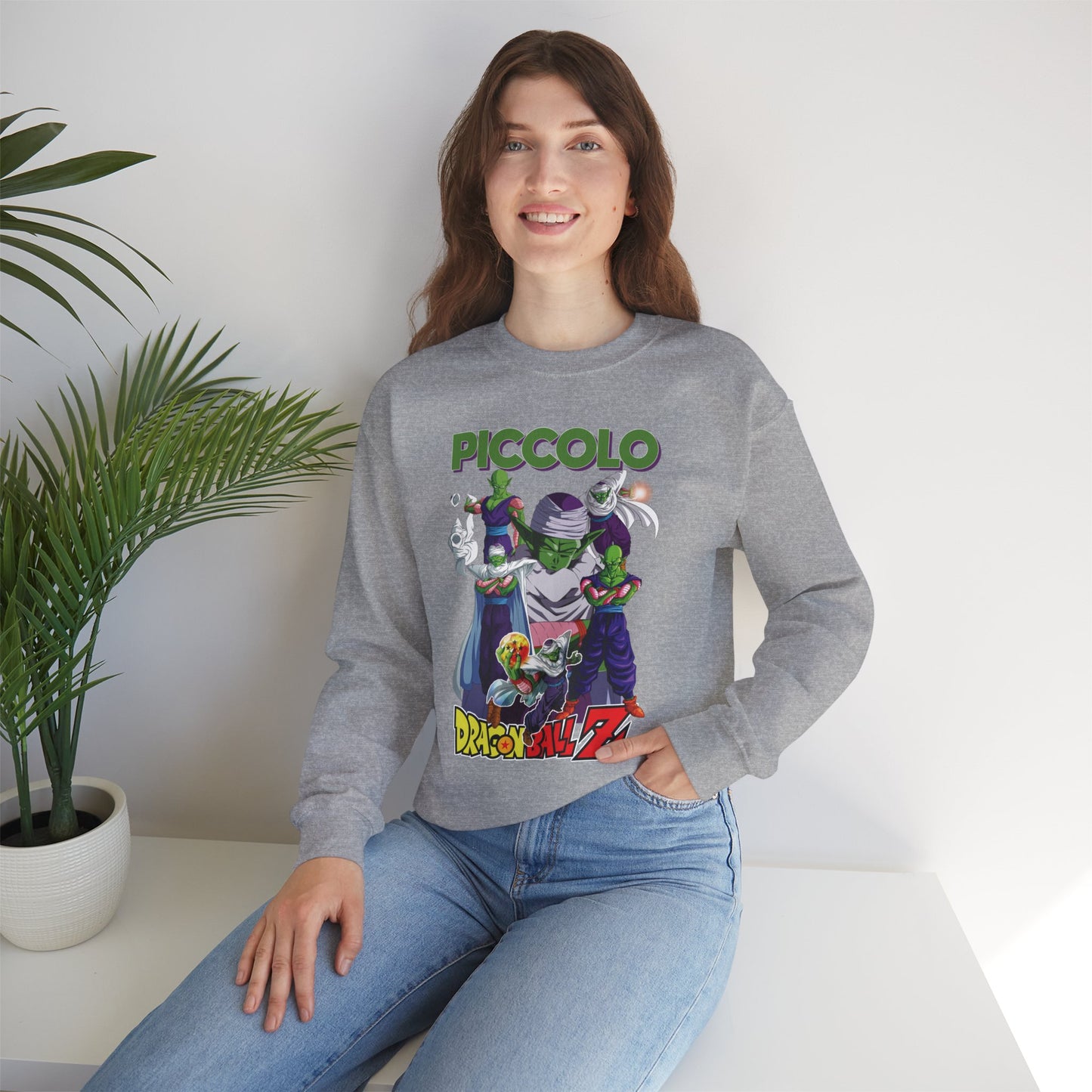 Piccolo “Namekian Pride” Unisex Heavy Crewneck | Dragon Ball Z Streetwear Sweatshirt