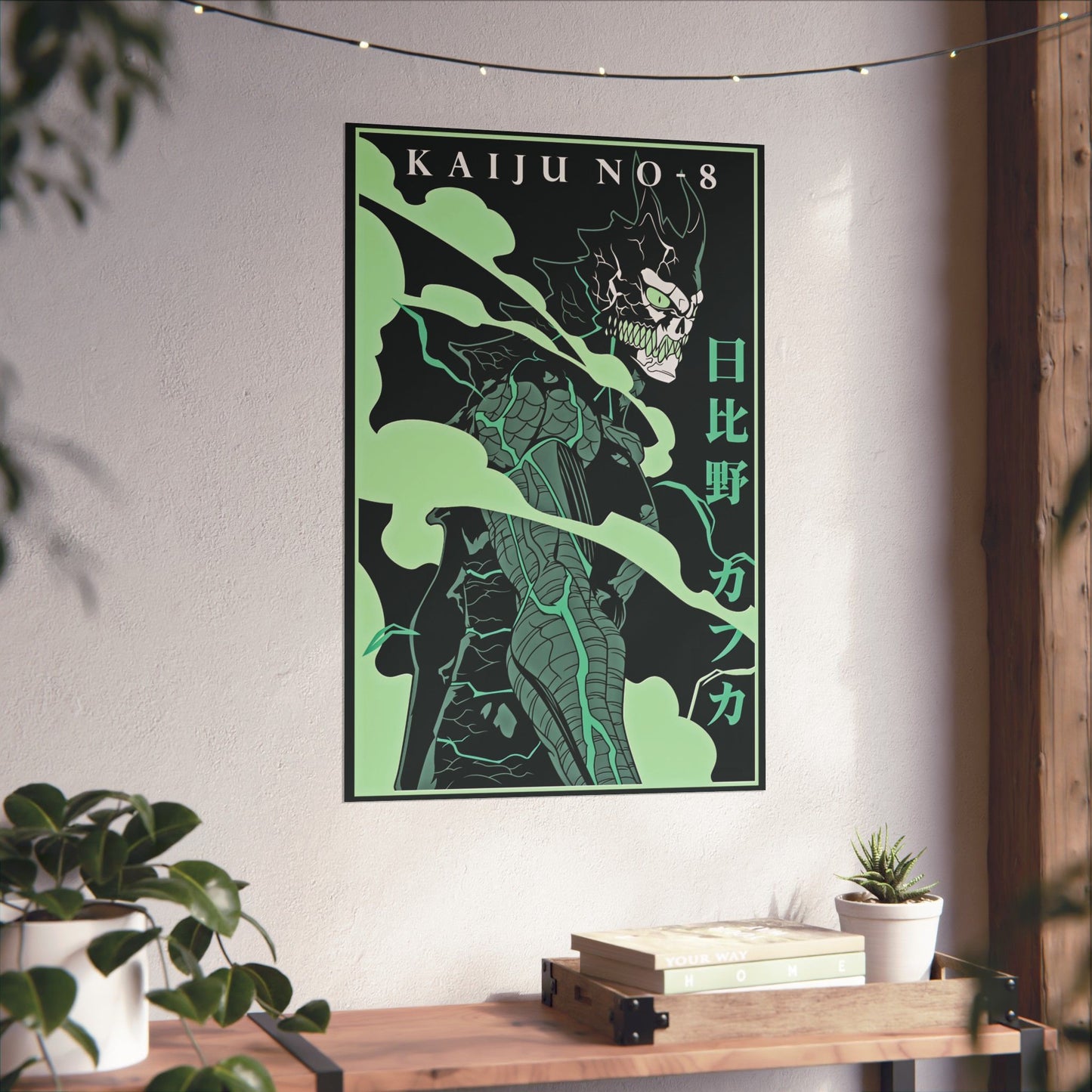 Kaiju Aura Matte Vertical Poster | Kaiju No. 8 Anime Wall Art