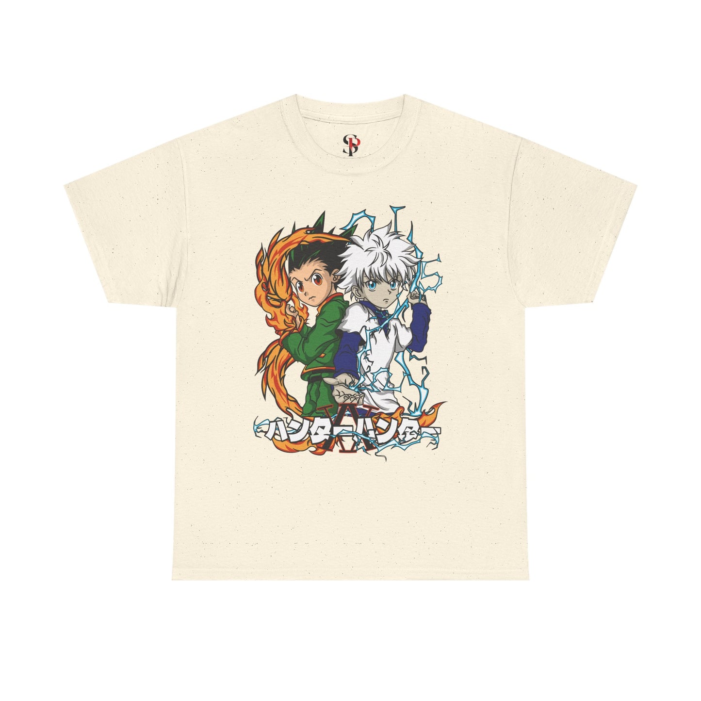 Gon and Killua Duo Unisex Heavy Cotton T-Shirt | Hunter x Hunter Anime Tee