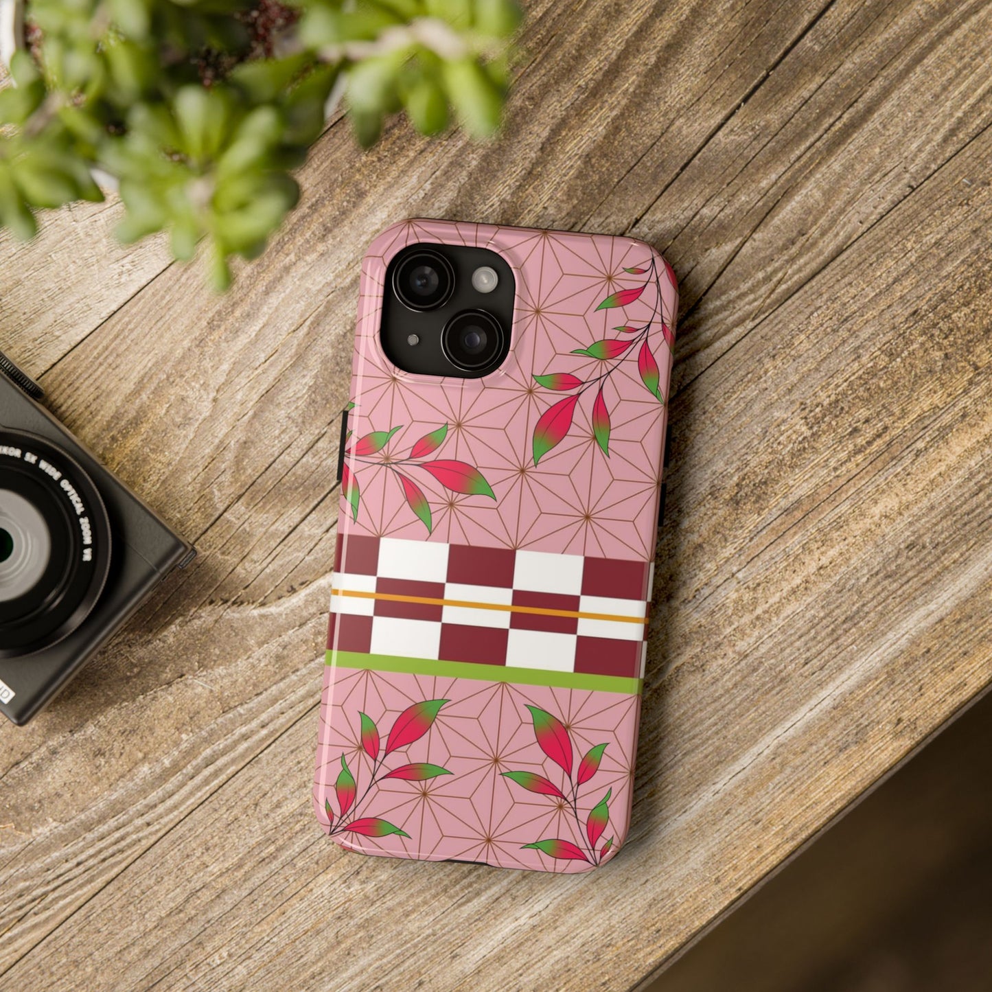 Demon Flower Haori Double Layered Phone Case