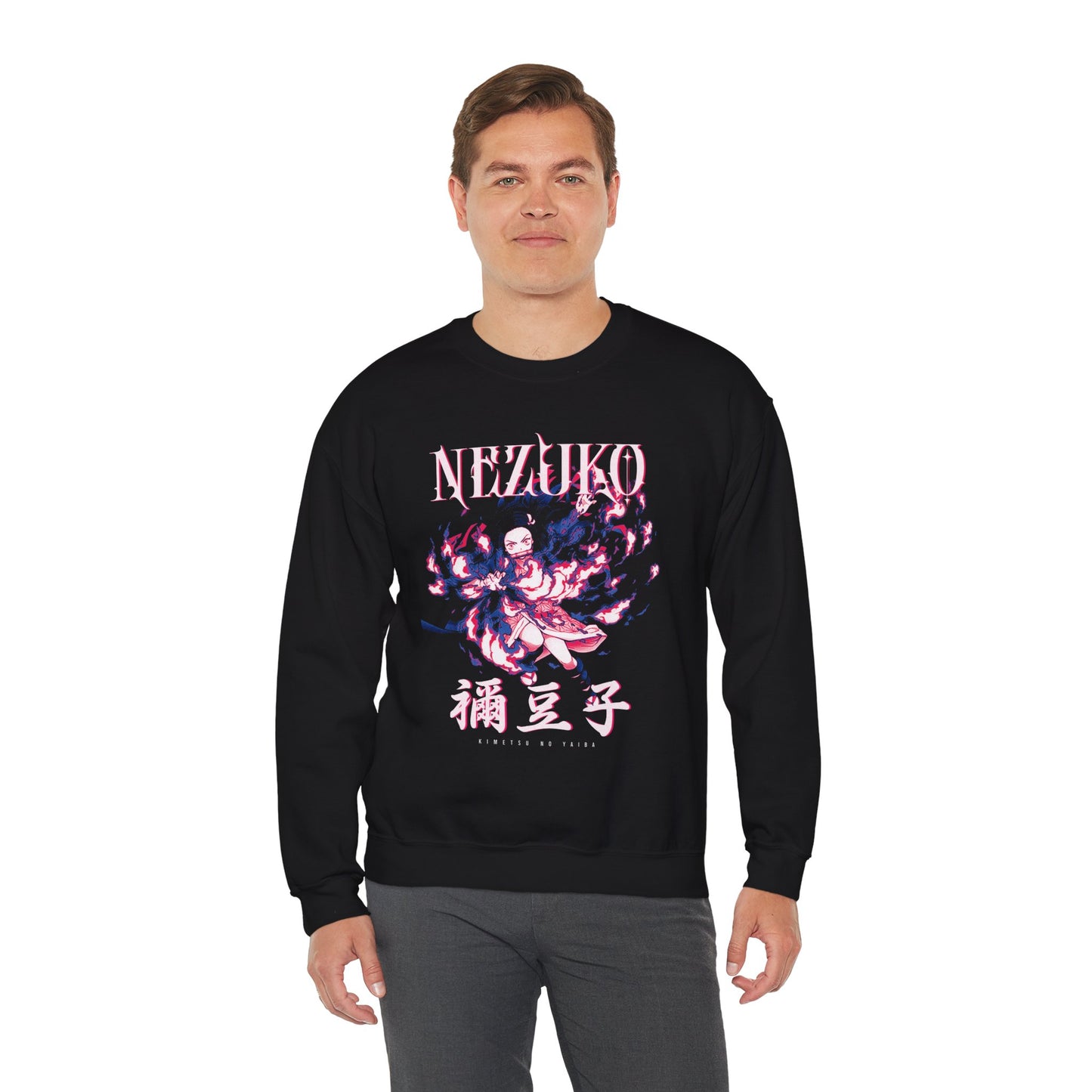 Nezuko Exploding Blood Crewneck | Demon Slayer Unisex Anime Sweatshirt