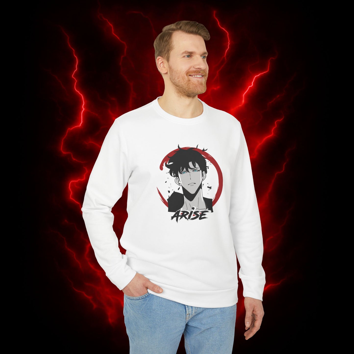 Sung Jin-Woo Arise III Adidas Unisex Fleece Crewneck Sweatshirt