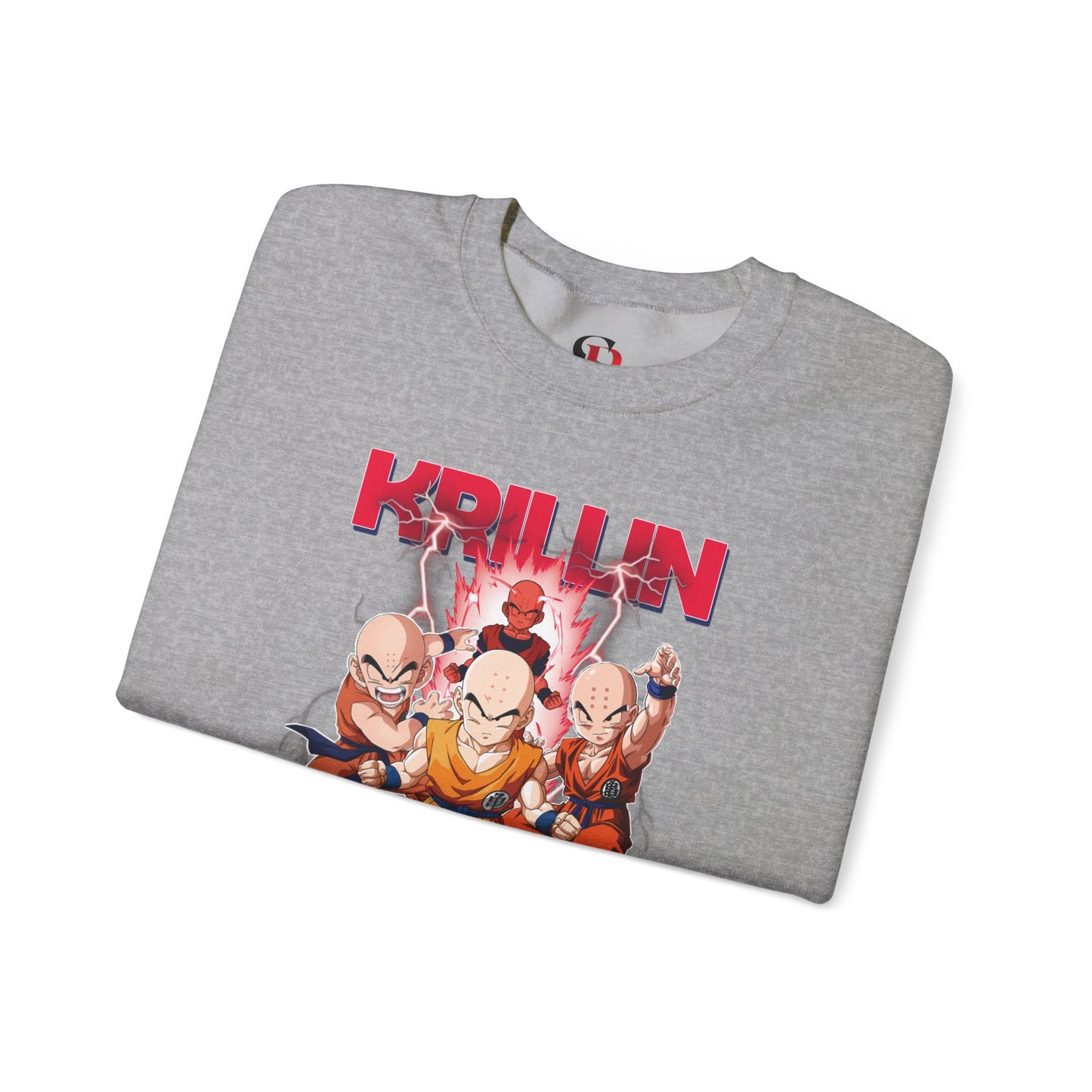 Krillin “Earth’s Strongest” Unisex Heavy Crewneck | Dragon Ball Z Streetwear Sweatshirt