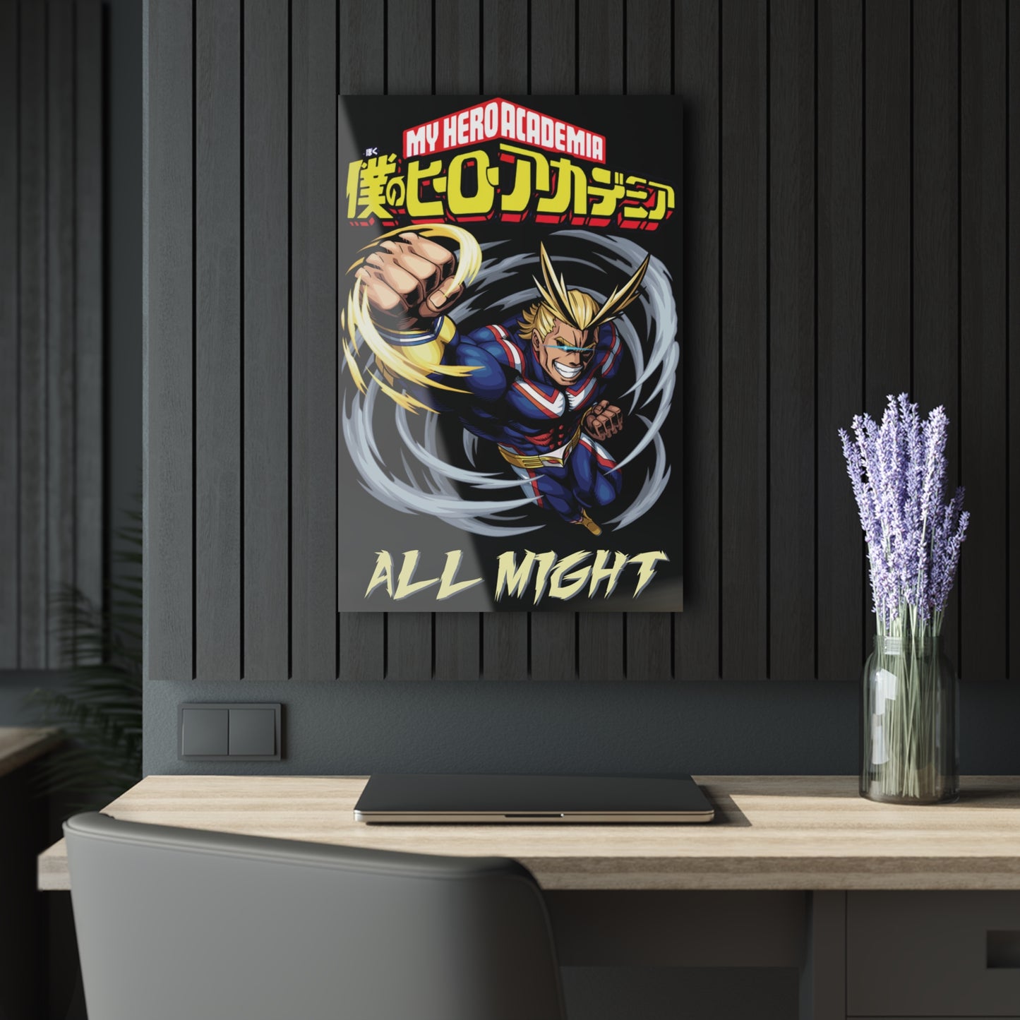 All Might Acrylic Print