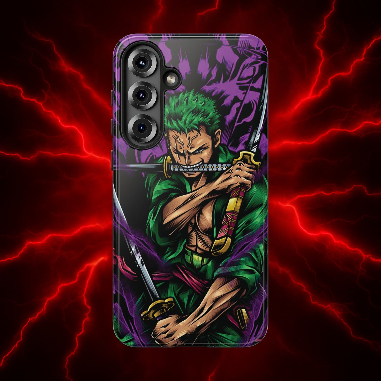 Demon Aura Zoro Double Layered Phone Case