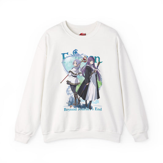 Frieren & Fern Unisex Heavy Blend Crewneck Sweatshirt Anime-Inspired Streetwear