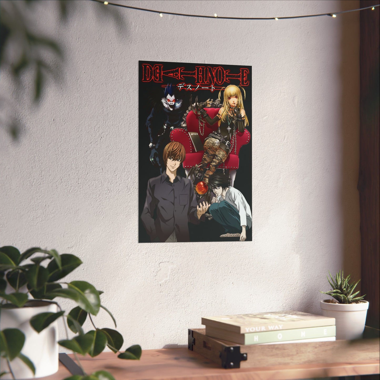 Death Note Ultimate Showdown Matte Vertical Poster | Light vs L Wall Art