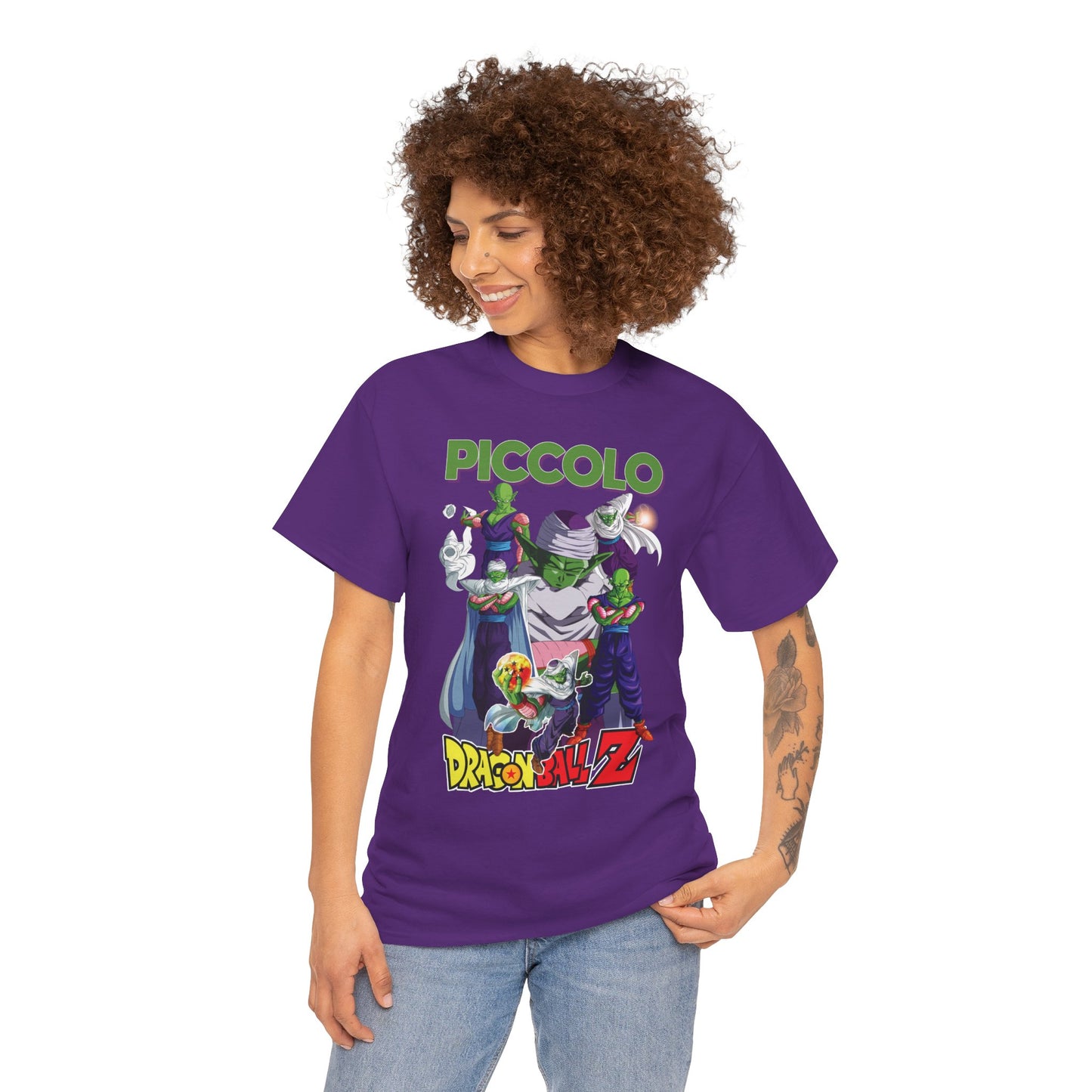 Piccolo “Namekian Pride” Unisex Heavy Cotton T-Shirt | Dragon Ball Z Streetwear Tee