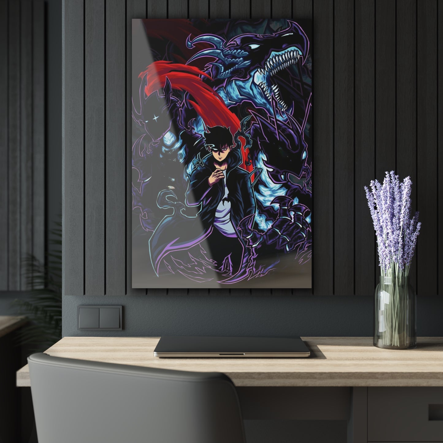 Solo Leveling Dragon’s Wrath Acrylic Print