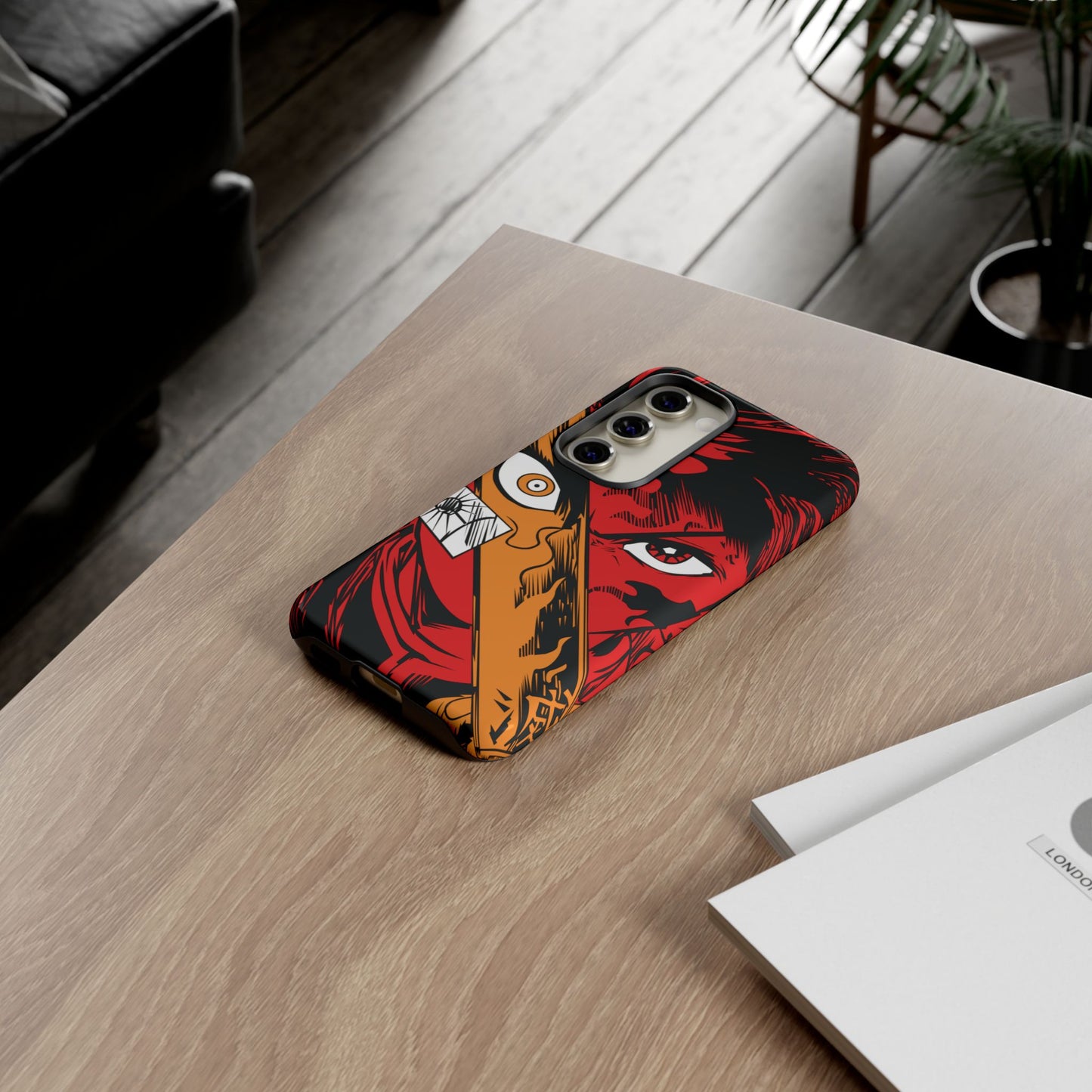 Tanjiro Kamado Slayer Mark Phone Case | Demon Slayer-Inspired Double Layered Protective Case