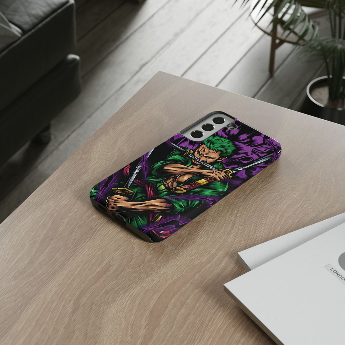 Demon Aura Zoro Double Layered Phone Case