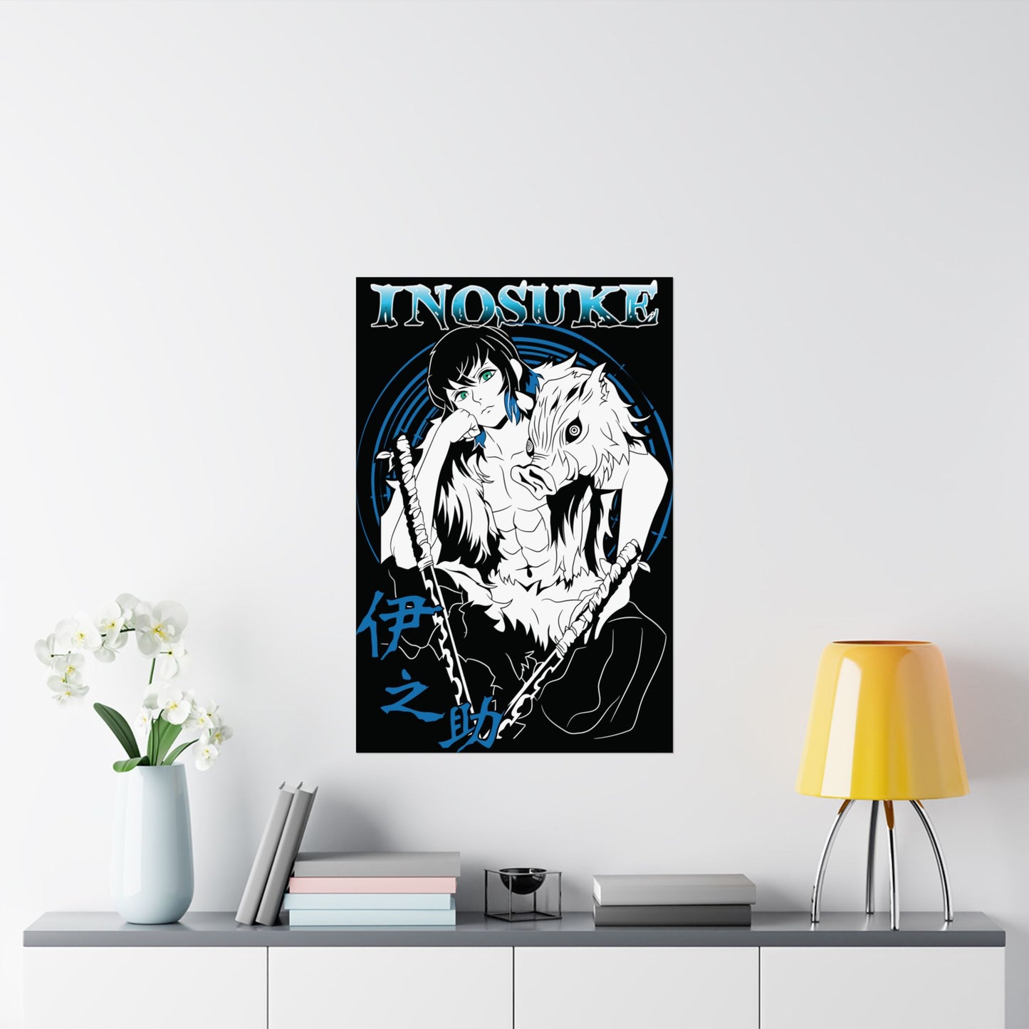 Inosuke Poster | Demon Slayer Matte Vertical Wall Art