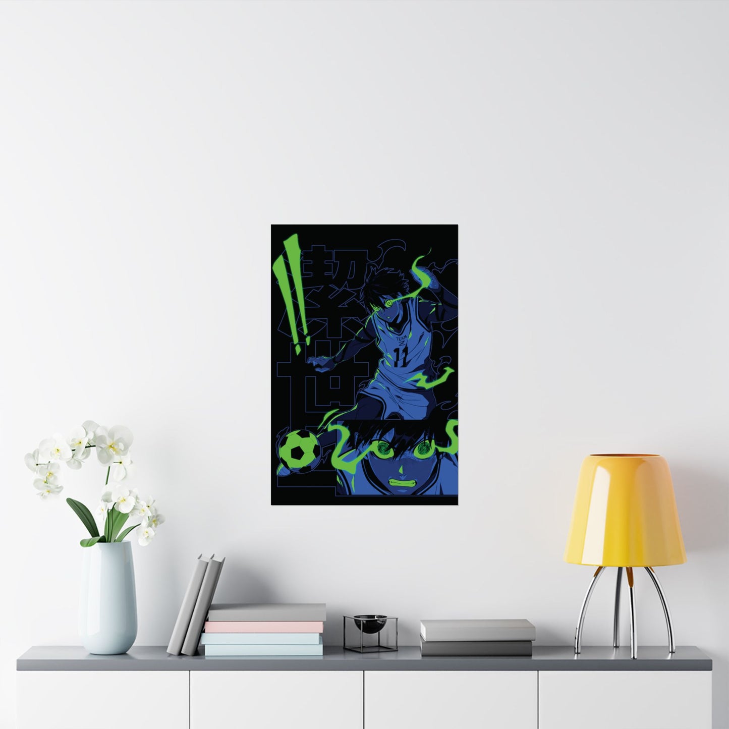 Yoichi Isagi Matte Vertical Poster | Blue Lock-Inspired Wall Art