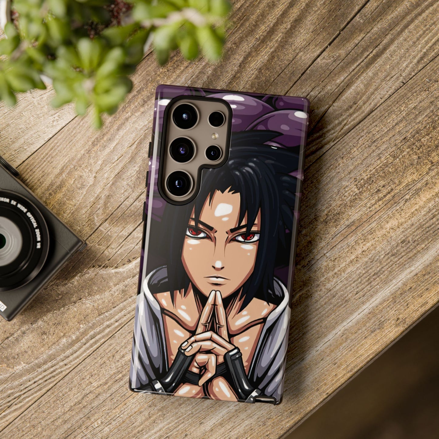 Sasuke Uchiha Mangekyou Sharingan Double Layered Phone Case