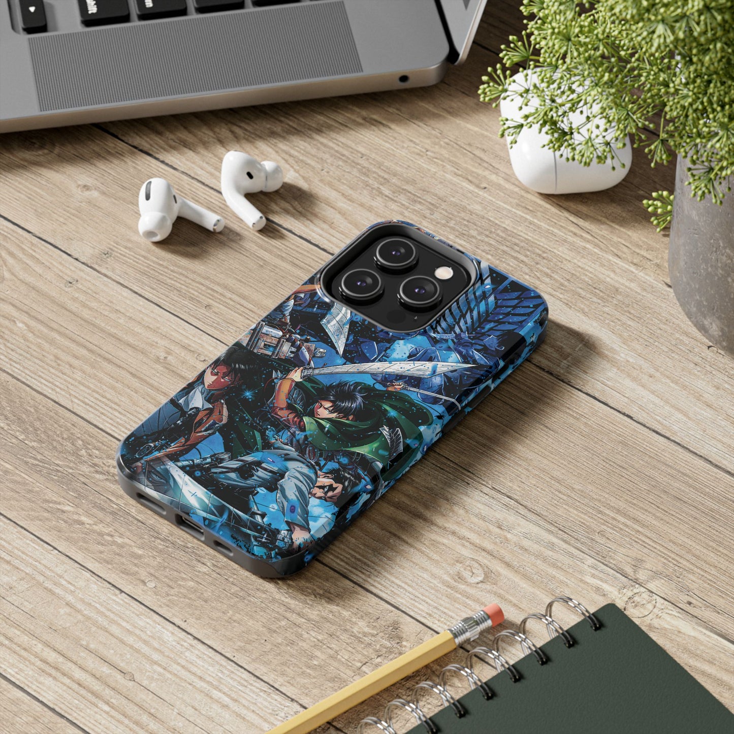 Levi Ackerman Double Layered Phone Case | Attack on Titan-Inspired Protective Anime Case