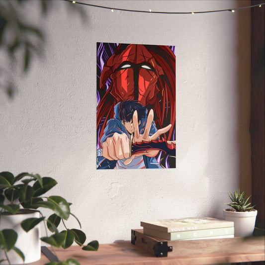 Sung Jin-Woo Igris’ Command Matte Vertical Poster | Anime-Inspired Wall Art | Shadow Army Print