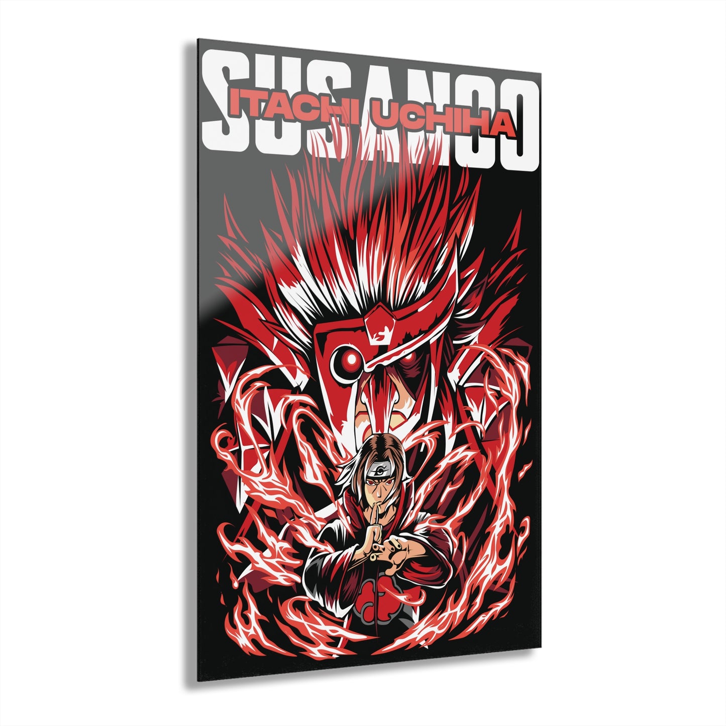 Itachi Uchiha Flame Susanoo Acrylic Print
