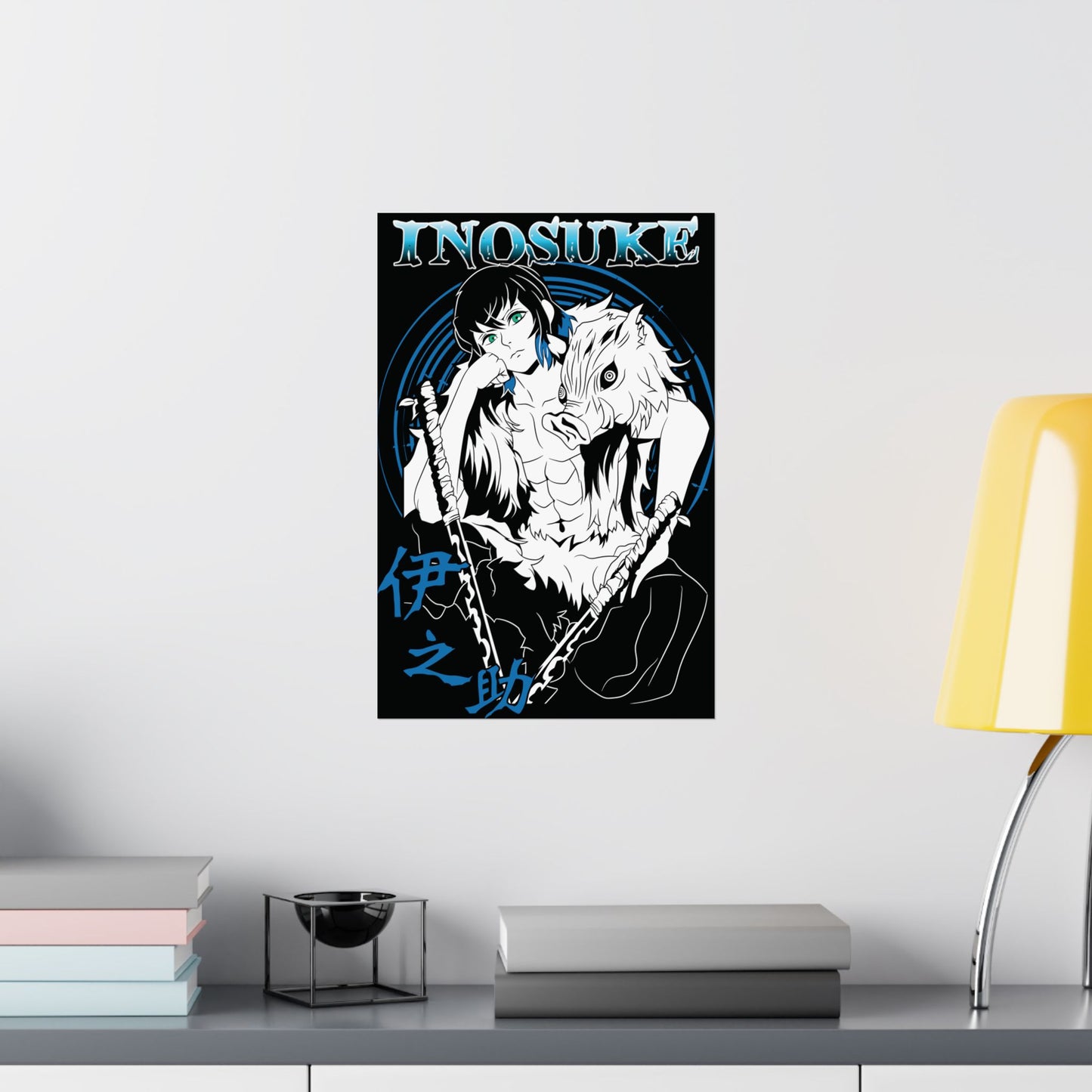 Inosuke Poster | Demon Slayer Matte Vertical Wall Art