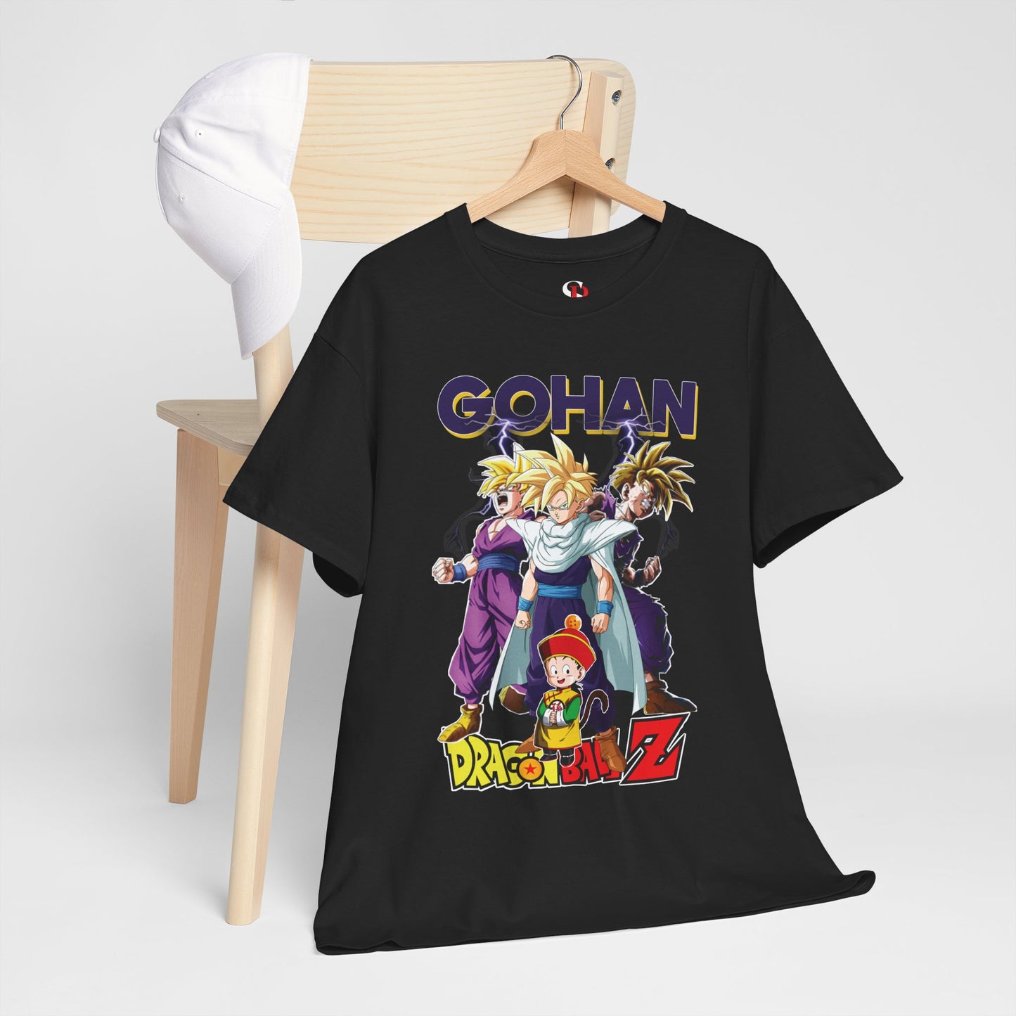 Gohan “Legacy of Z” Unisex Heavy Cotton T-Shirt | Dragon Ball Z Streetwear Tee