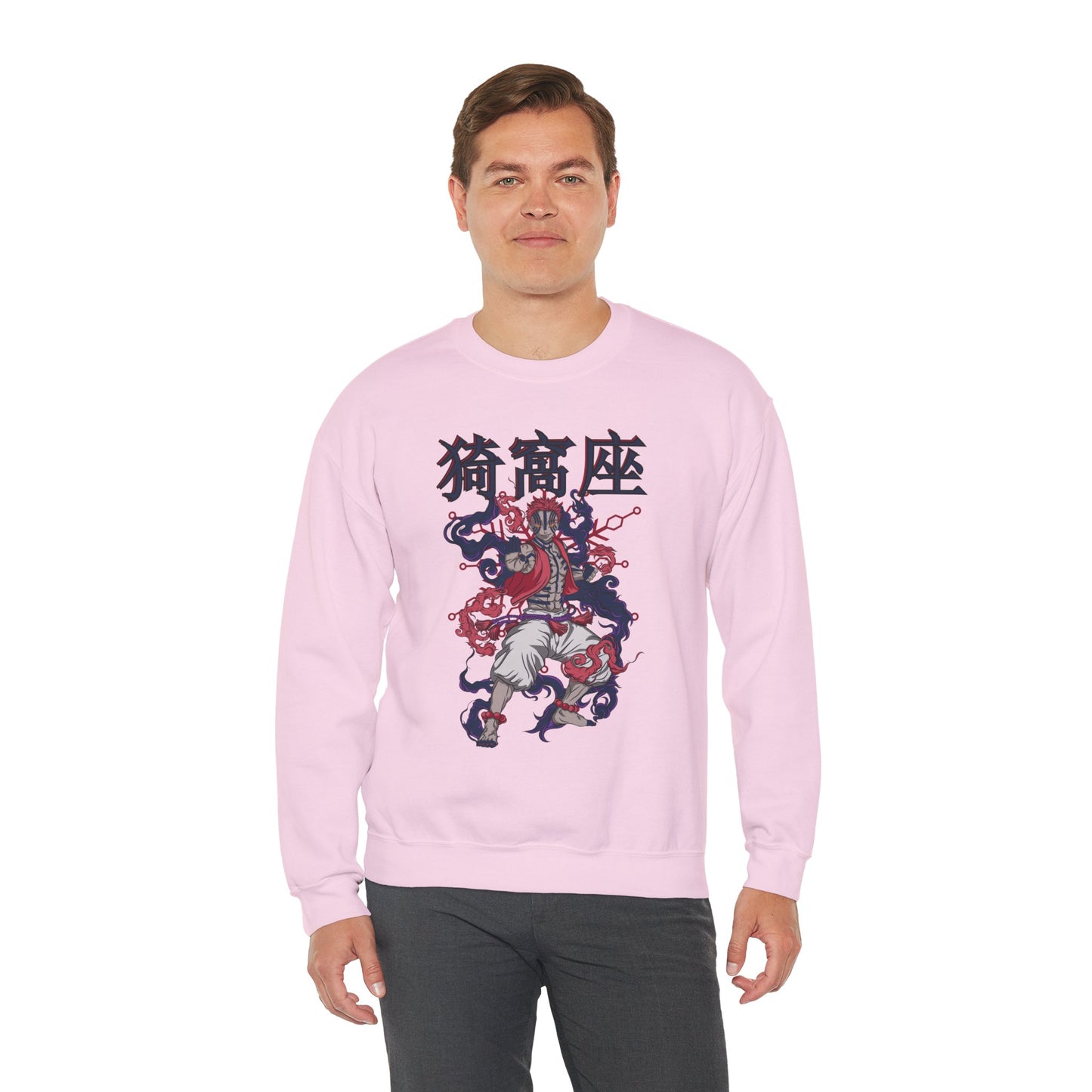 Akaza Blood Demon Art Crewneck | Demon Slayer Anime Sweatshirt