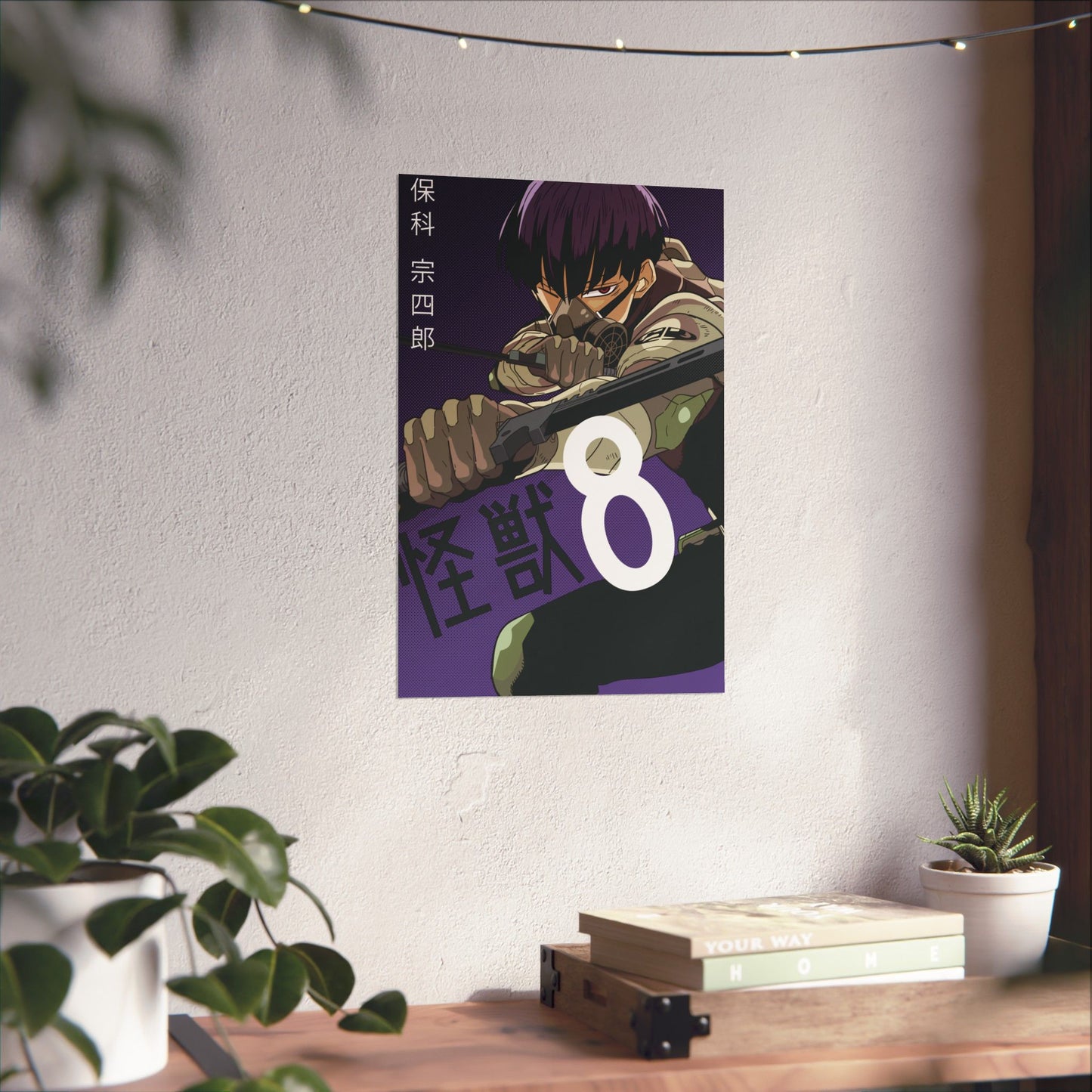 Vice Captain Soshiro Matte Vertical Poster | Kaiju No. 8 Anime Wall Art
