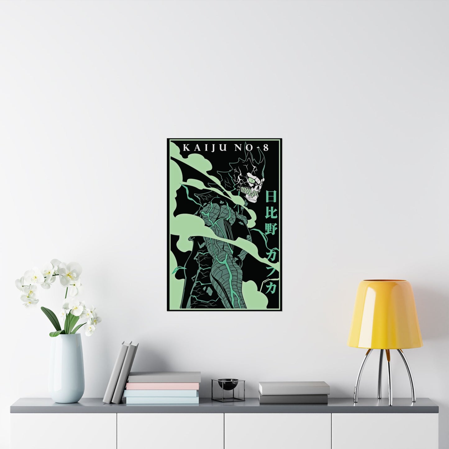 Kaiju Aura Matte Vertical Poster | Kaiju No. 8 Anime Wall Art