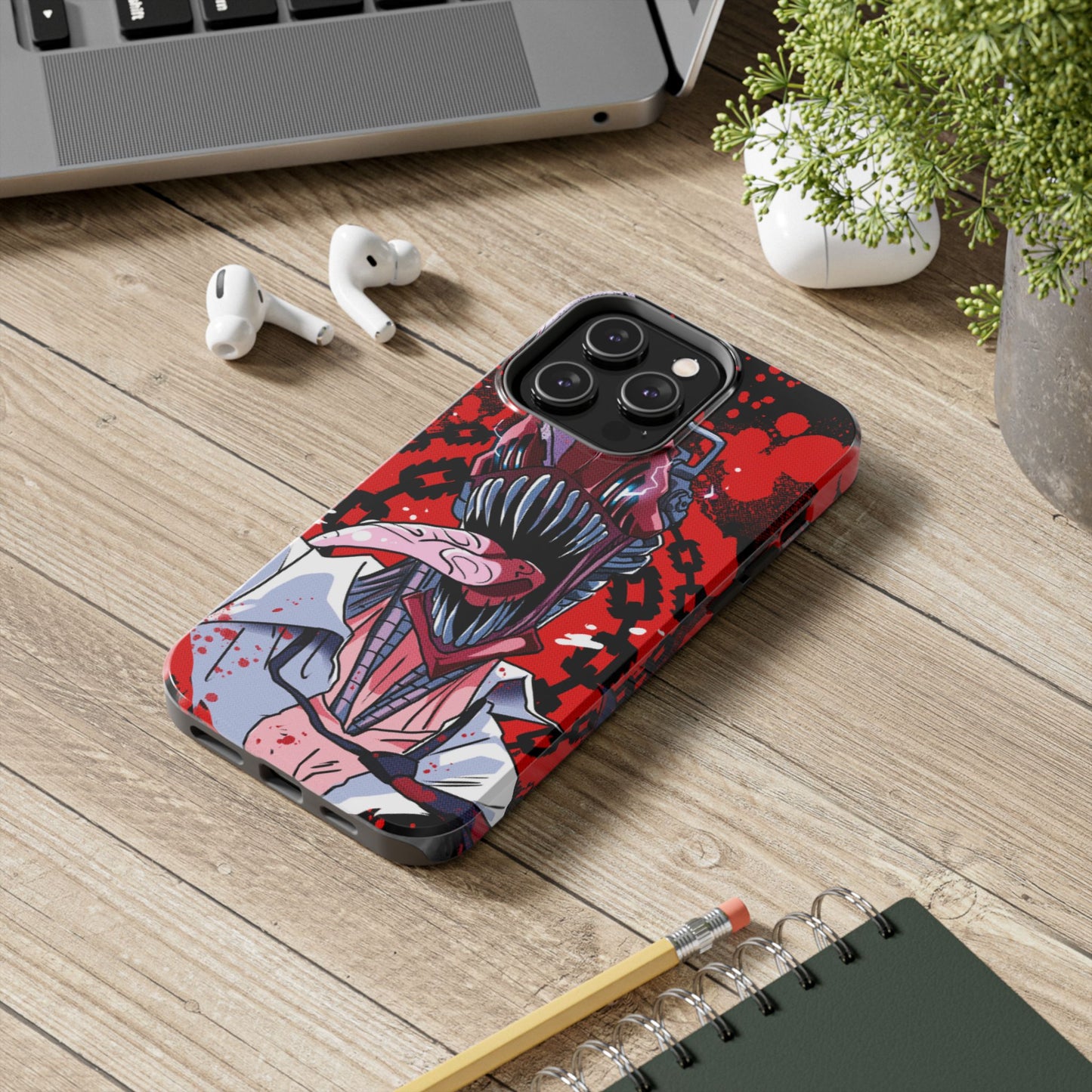 Chainsaw Devil Double Layered Phone Case | Chainsaw Man-Inspired Protective Anime Case