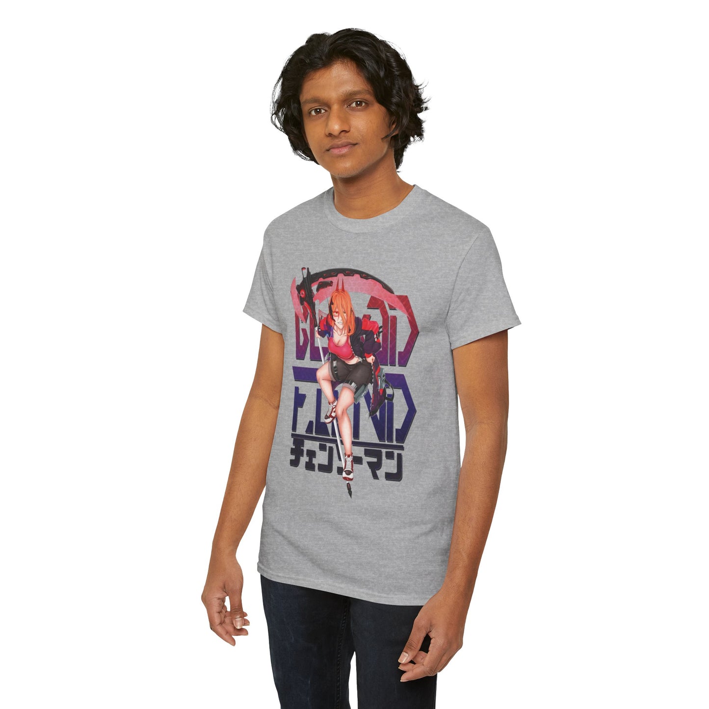 Blood Fiend Power III Unisex Heavy Cotton T-Shirt | Chainsaw Man Anime Tee