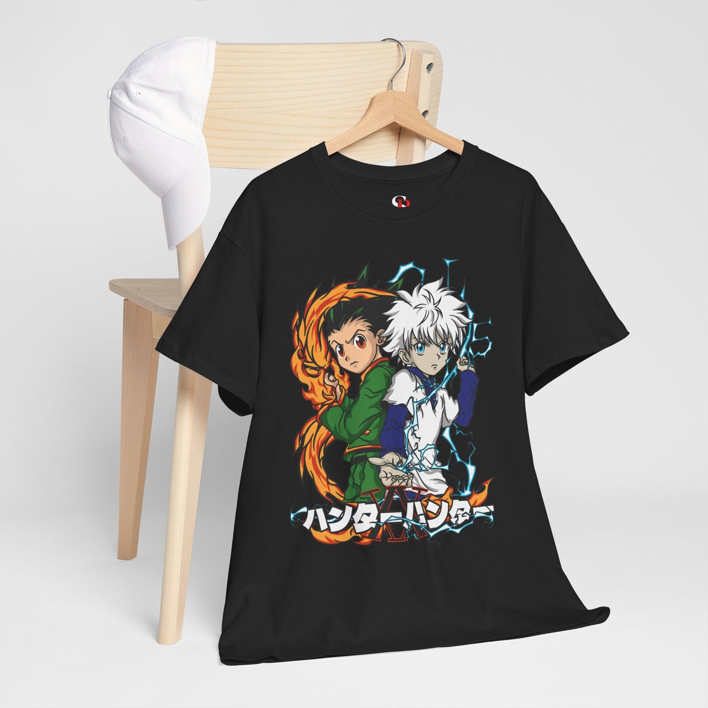 Gon and Killua Duo Unisex Heavy Cotton T-Shirt | Hunter x Hunter Anime Tee