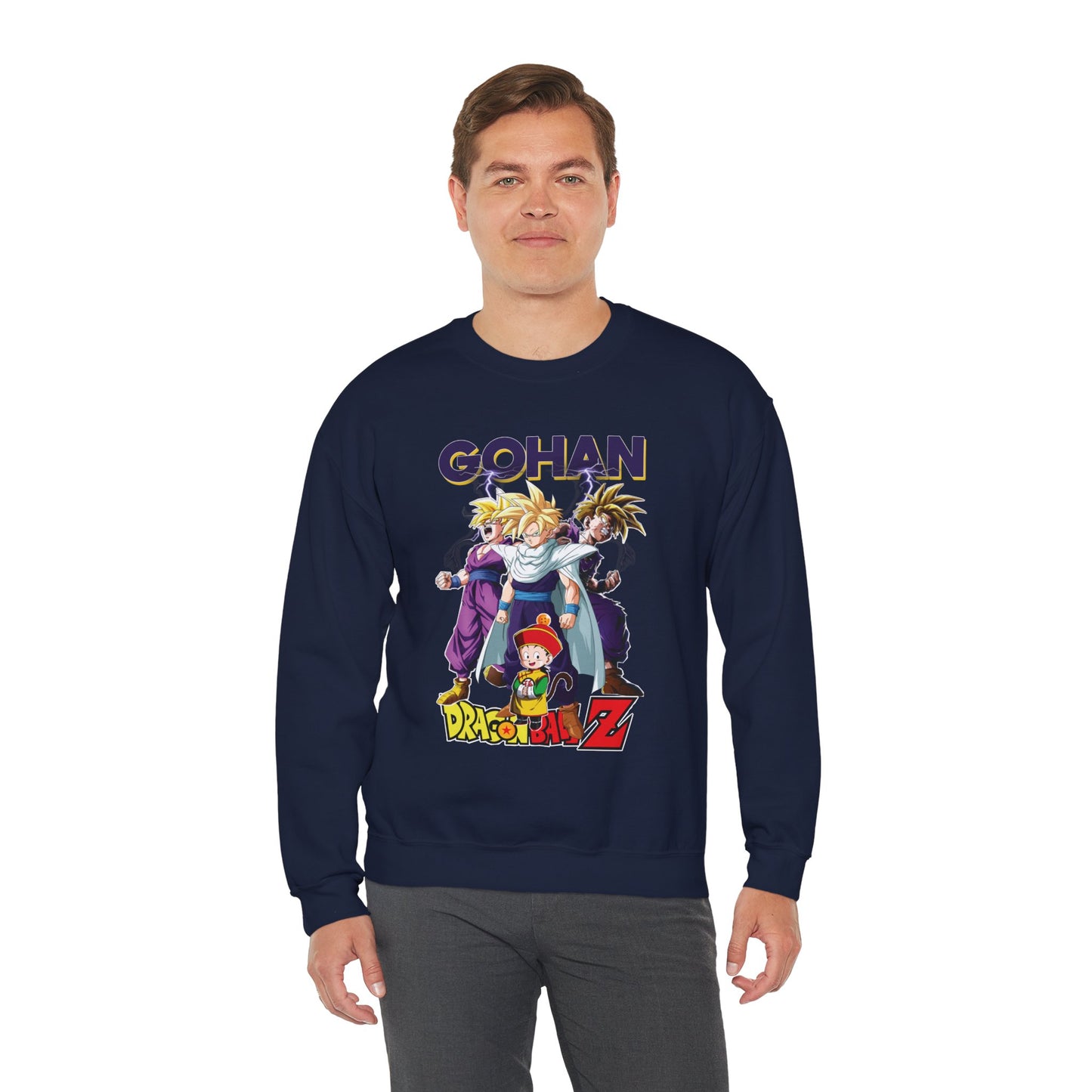 Gohan “Legacy of Z” Unisex Heavy Crewneck | Dragon Ball Z Streetwear Sweatshirt